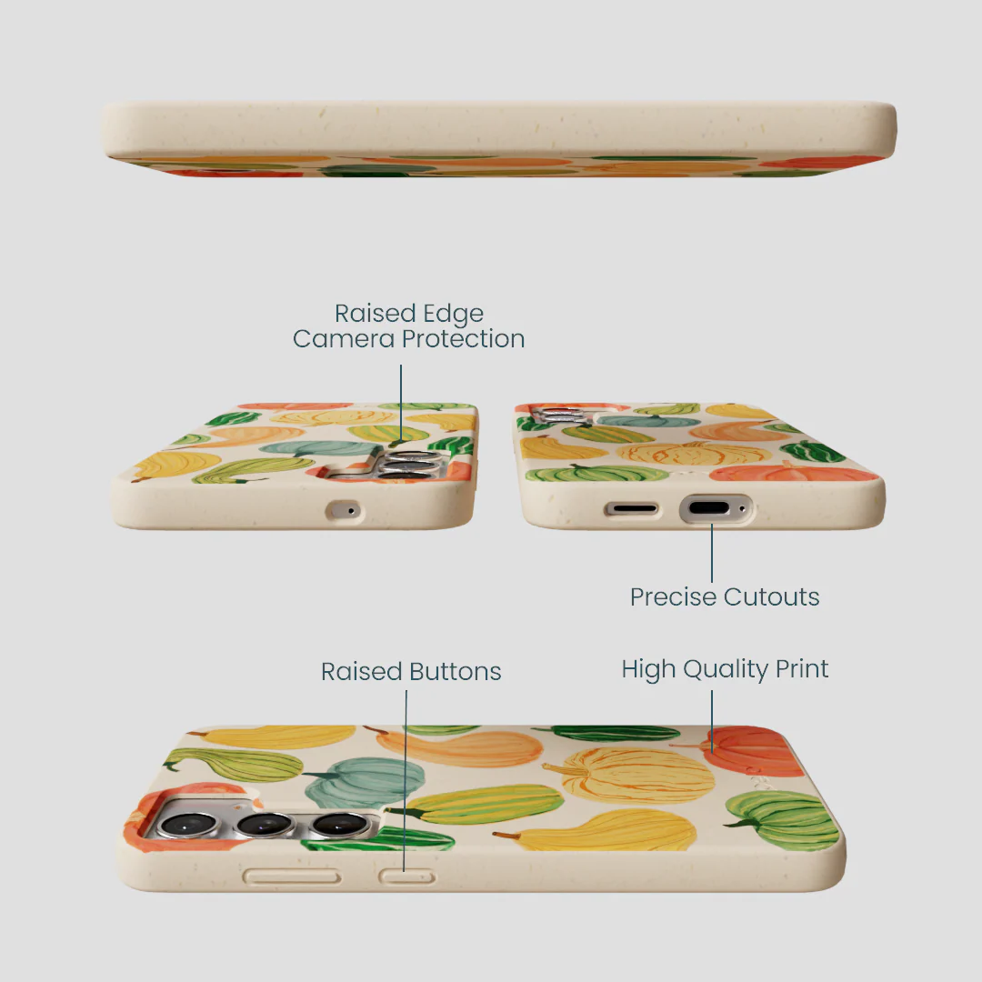 Seashell Autumn Garden Samsung Galaxy S25+(Plus) Case - Image 3
