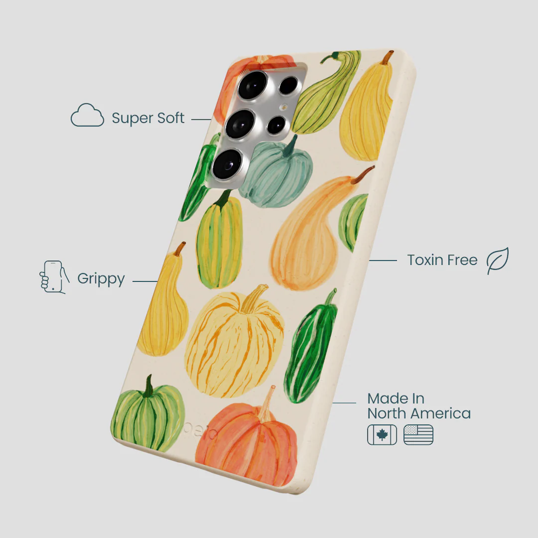 Seashell Autumn Garden Samsung Galaxy S25 Ultra Case - Image 4