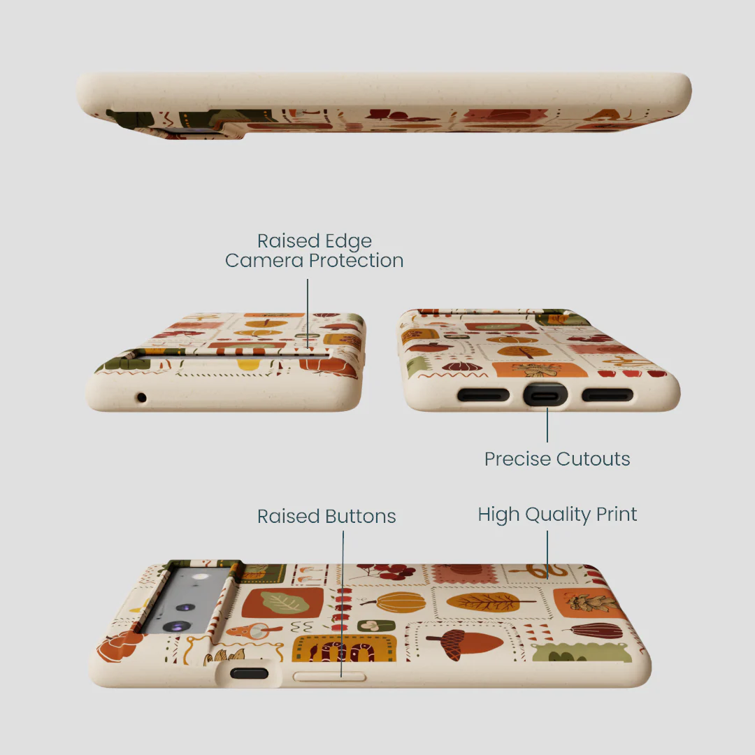 Seashell Autumn Patch Google Pixel 6a Case - Image 3