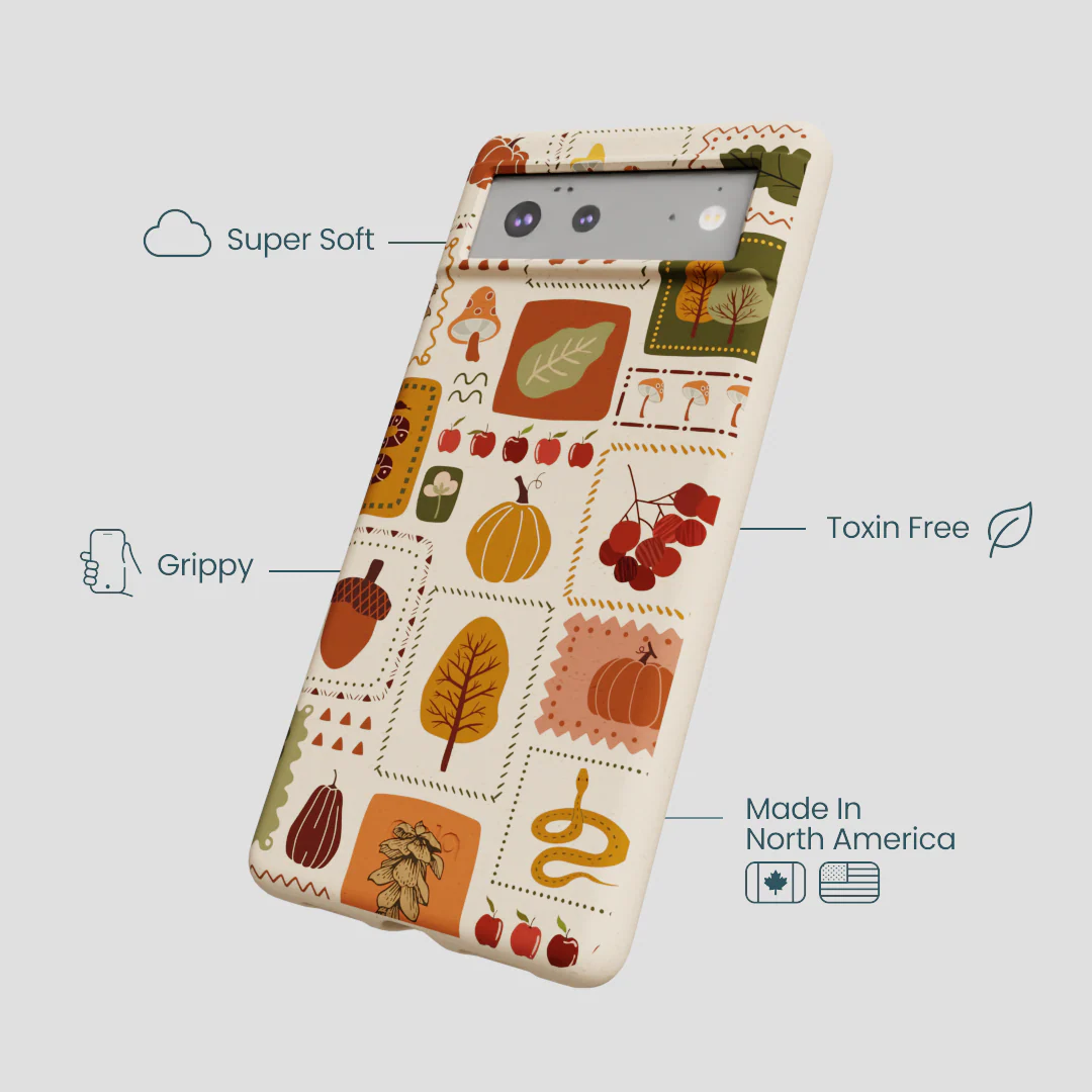 Seashell Autumn Patch Google Pixel 6a Case - Image 4