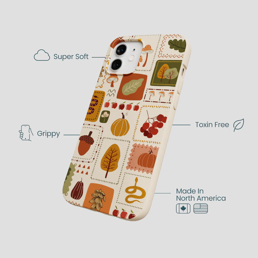 Seashell Autumn Patch iPhone 12/ iPhone 12 Pro Case - Image 4