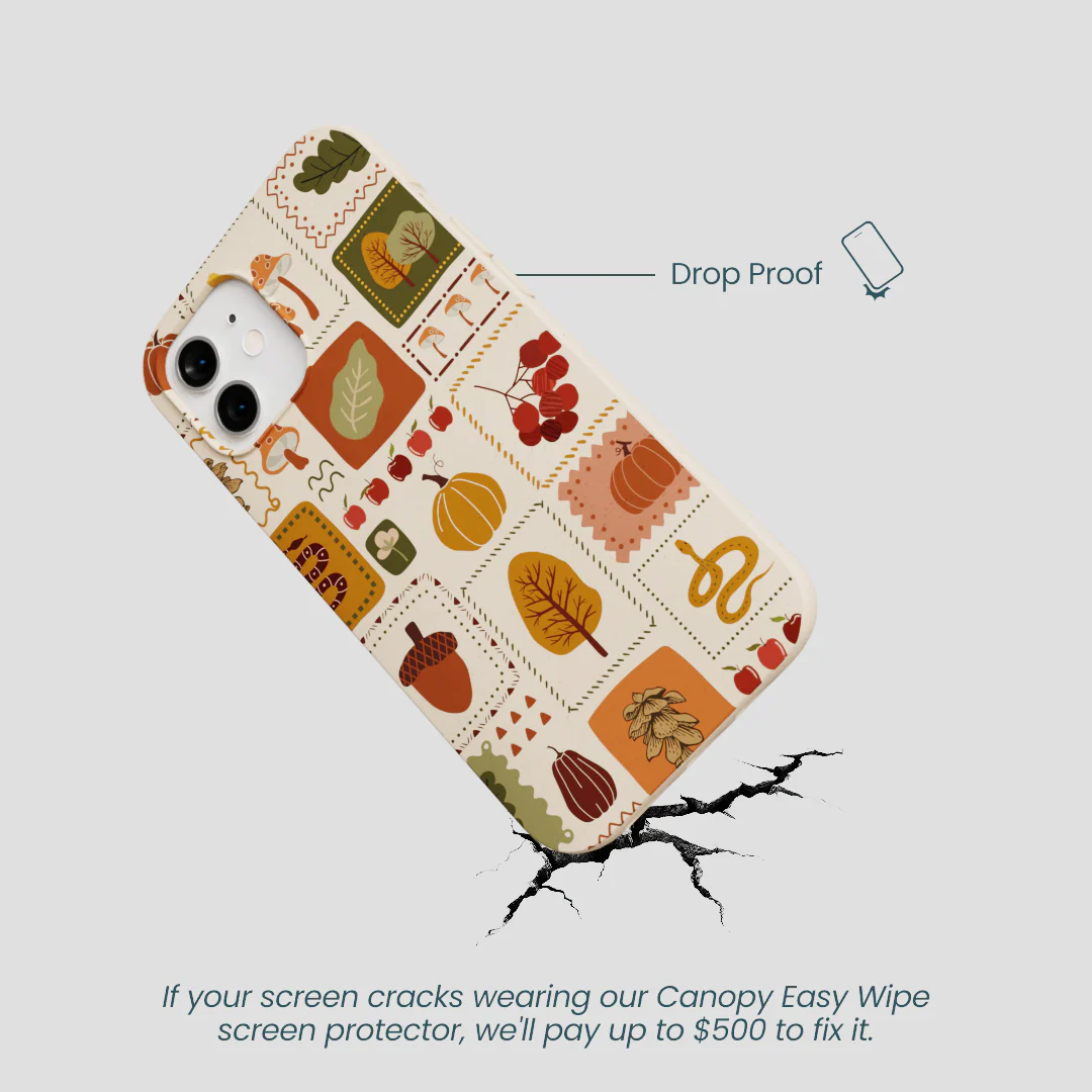 Seashell Autumn Patch iPhone 12/ iPhone 12 Pro Case - Image 5