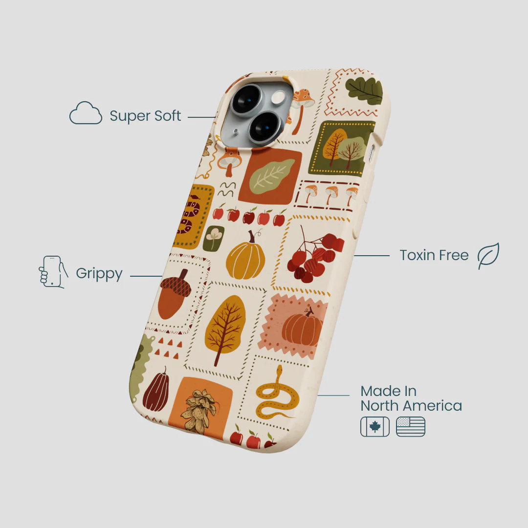 Seashell Autumn Patch iPhone 14 Case - Image 4