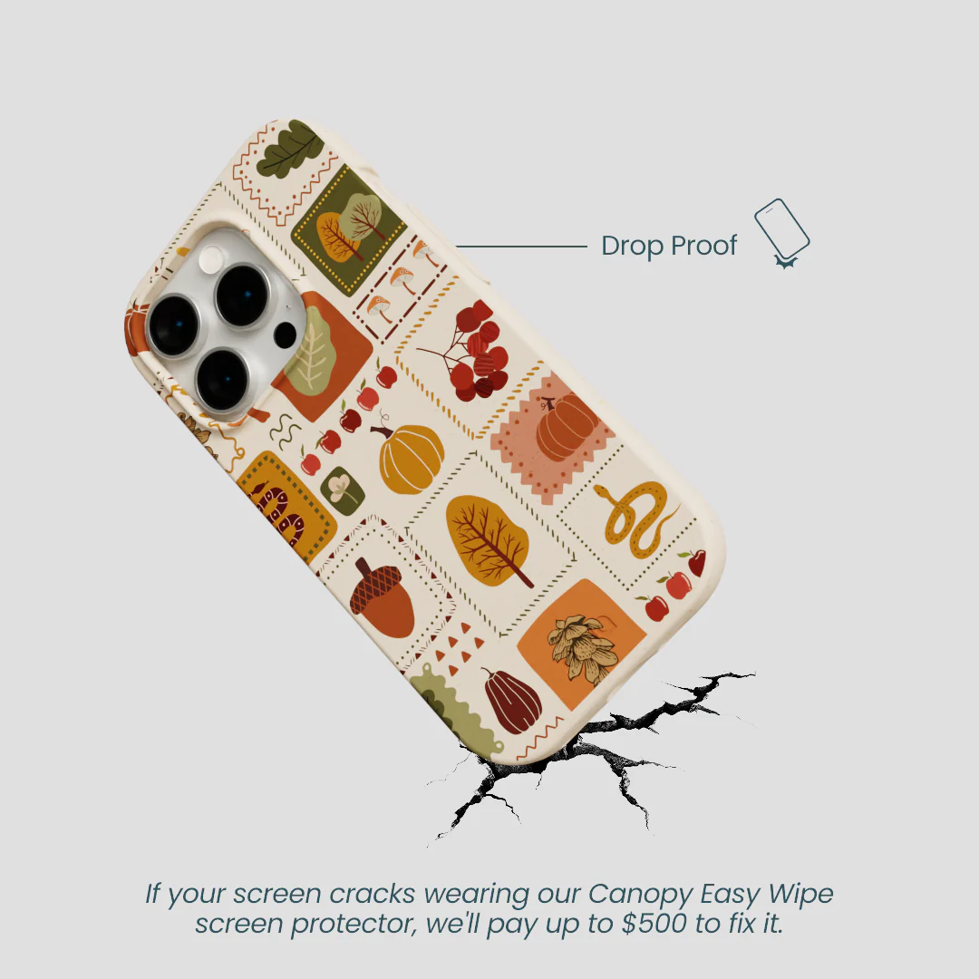 Seashell Autumn Patch iPhone 14 Pro Case - Image 5