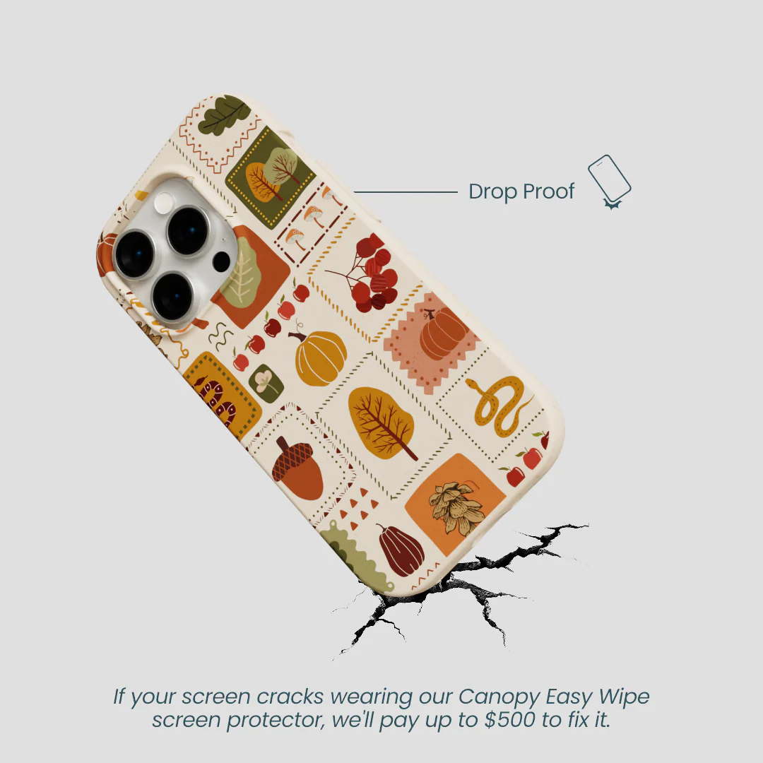 Seashell Autumn Patch iPhone 15 Pro Case - Image 5