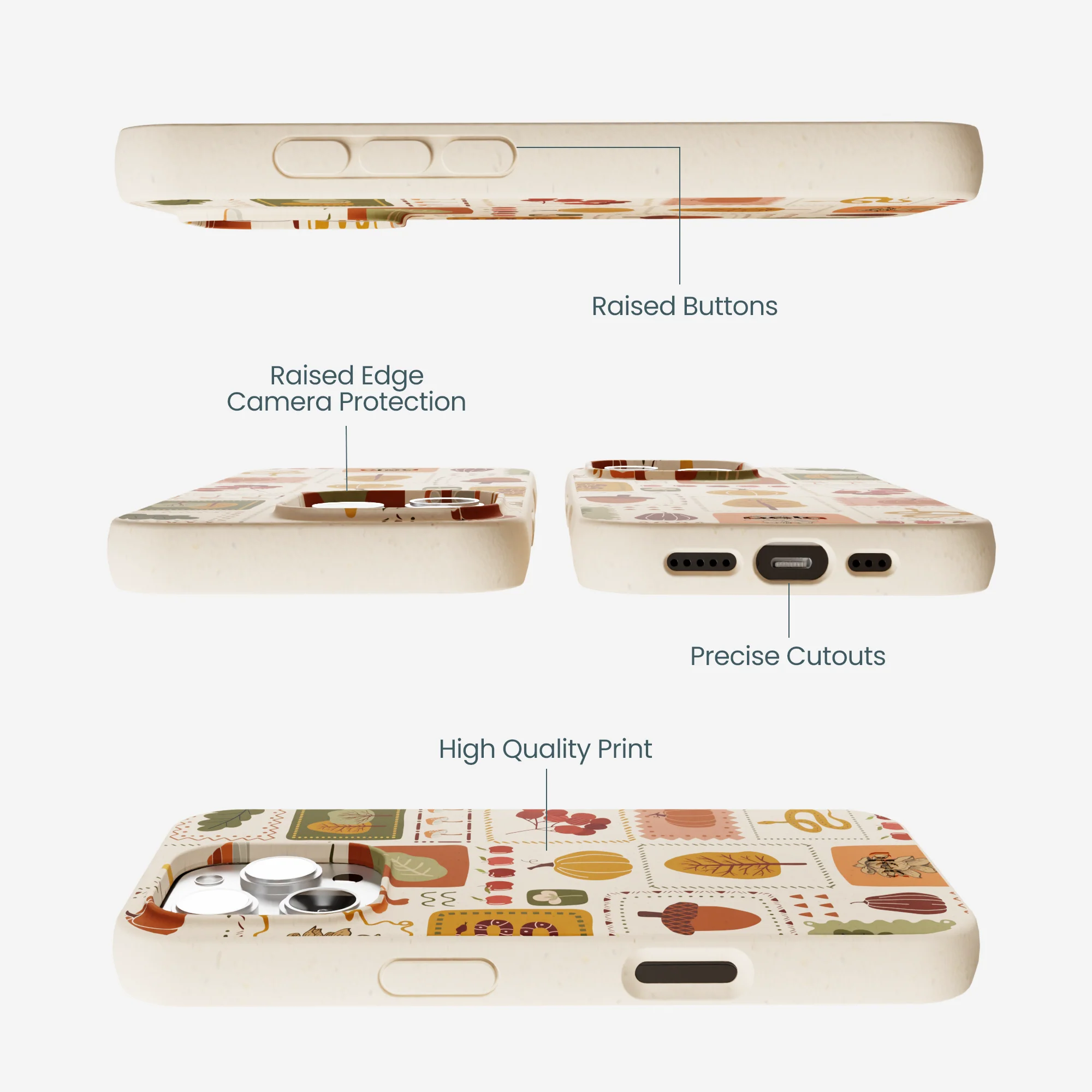 Seashell Autumn Patch iPhone 16 Pro Max Case - Image 3