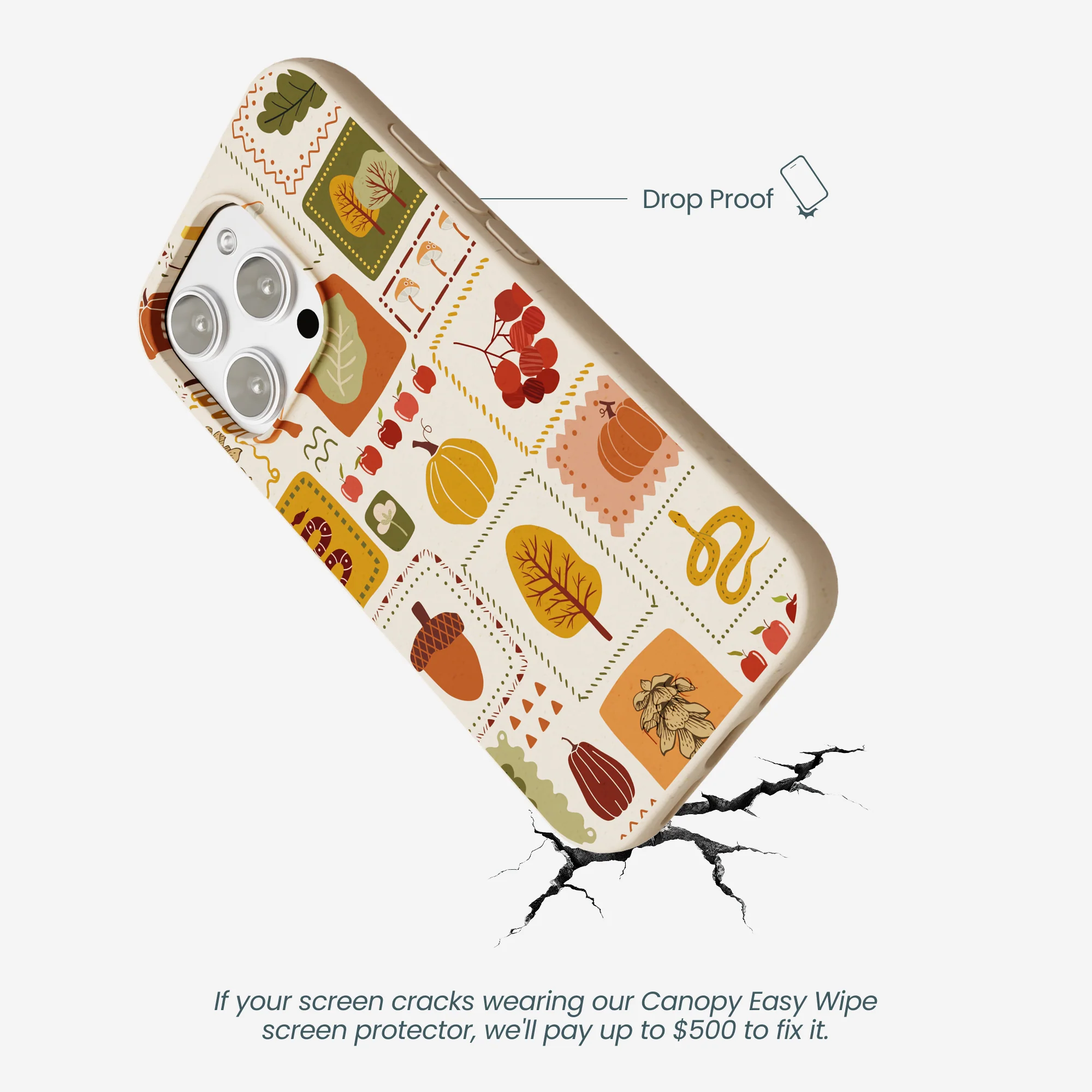 Seashell Autumn Patch iPhone 16 Pro Max Case - Image 5