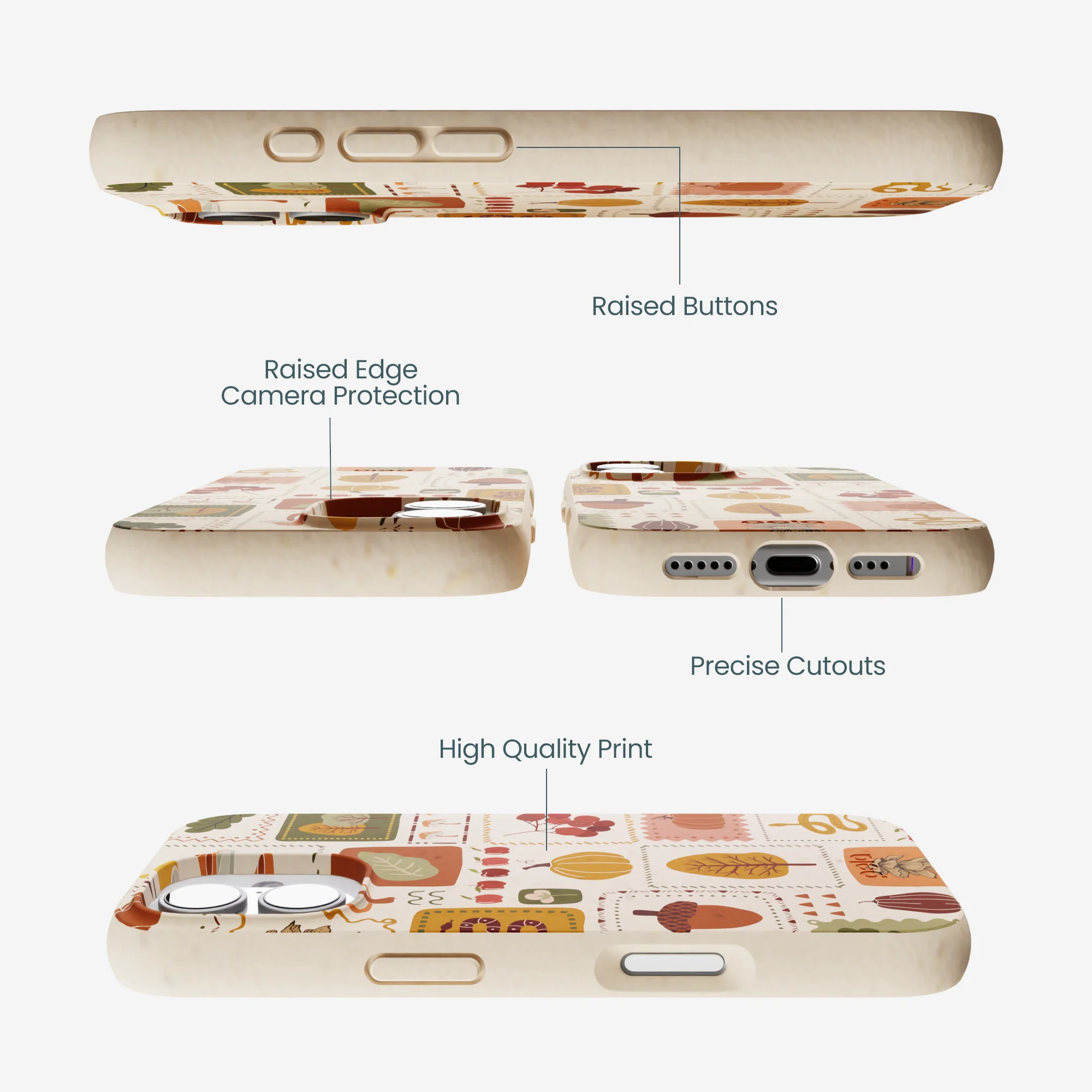 Seashell Autumn Patch iPhone 17 Case - Image 3