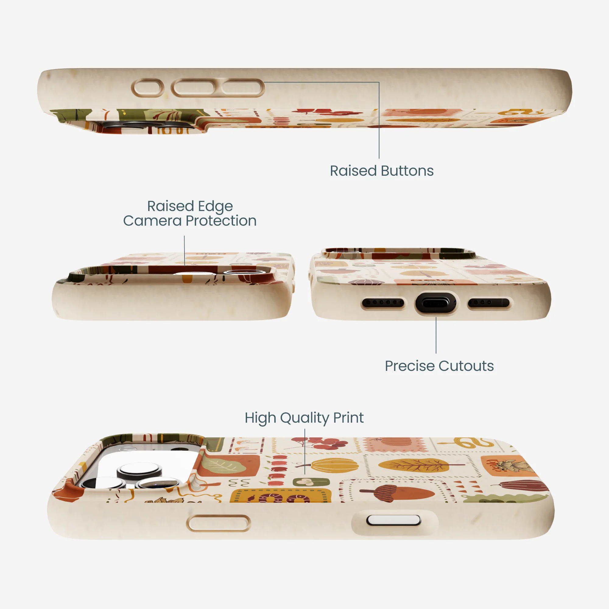 Seashell Autumn Patch iPhone 17 Pro Max Case - Image 3