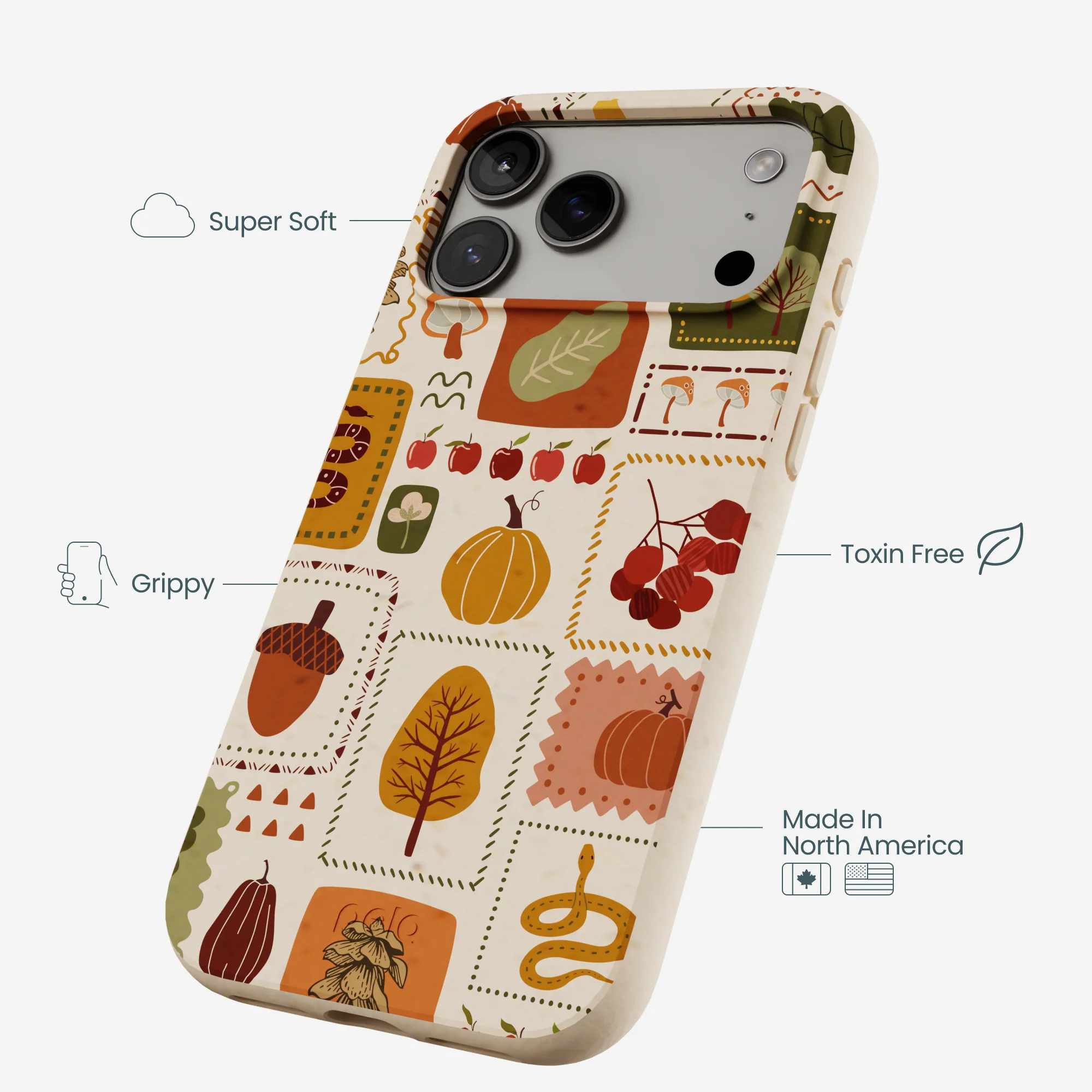 Seashell Autumn Patch iPhone 17 Pro Max Case - Image 4