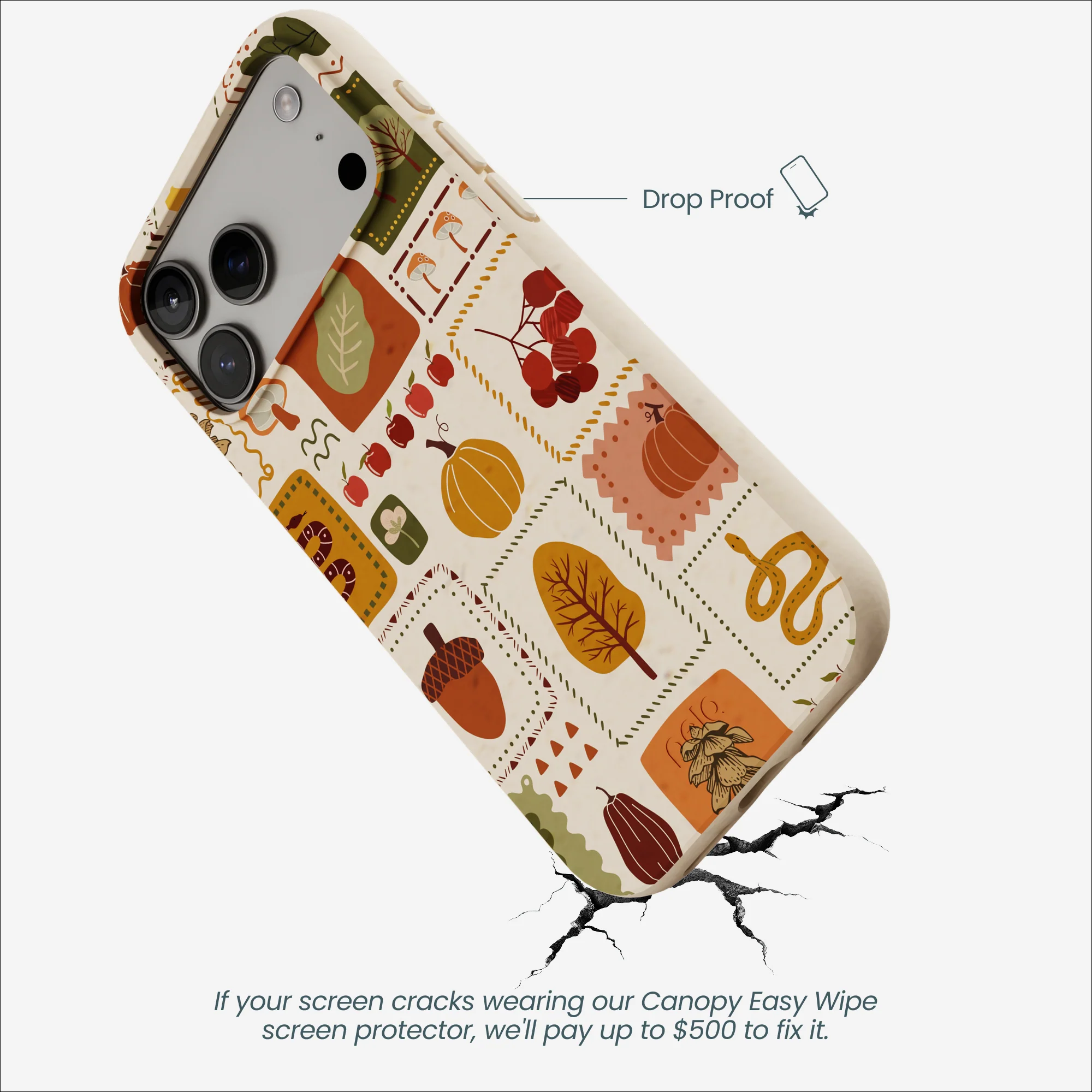 Seashell Autumn Patch iPhone 17 Pro Max Case - Image 5