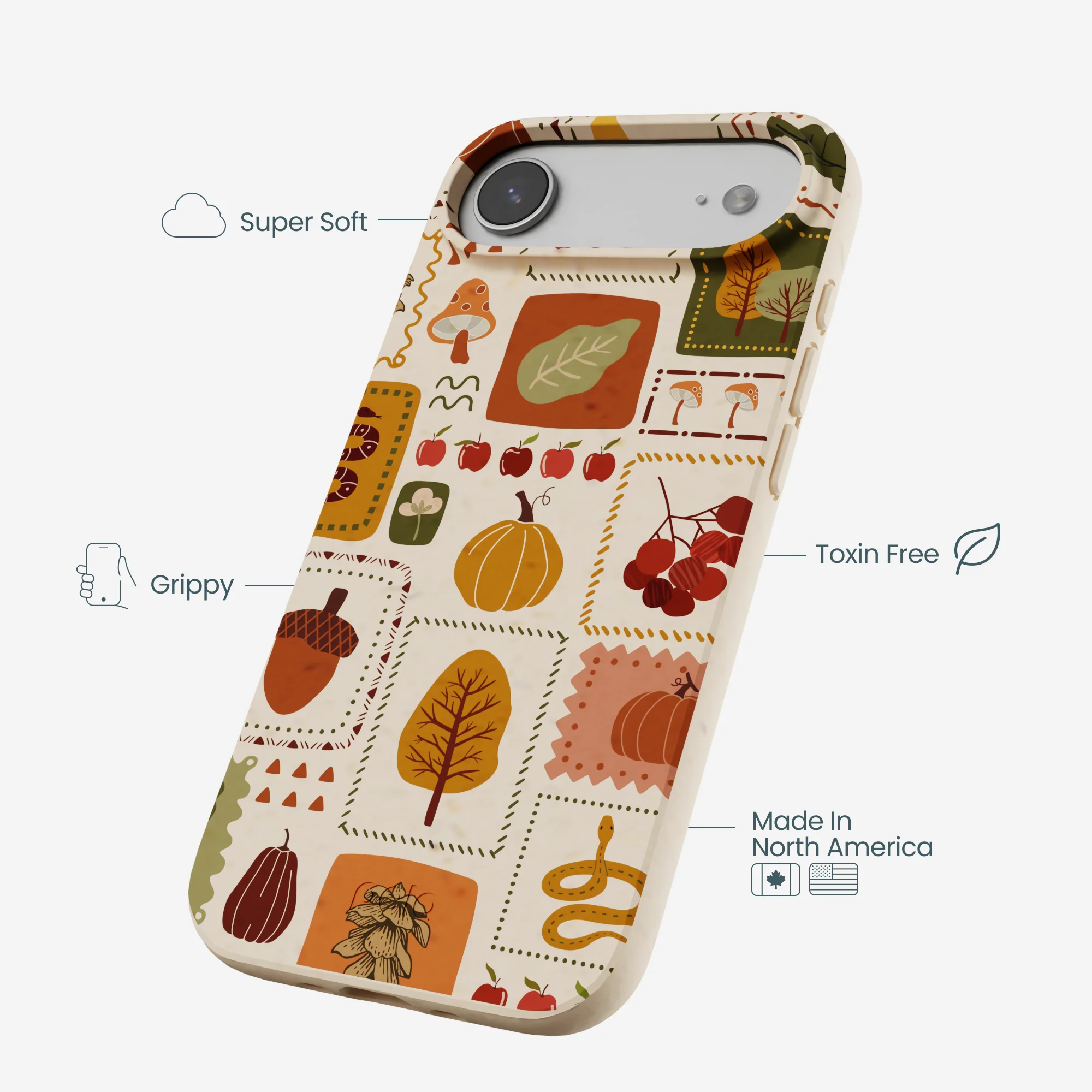 Seashell Autumn Patch iPhone Air Case - Image 4