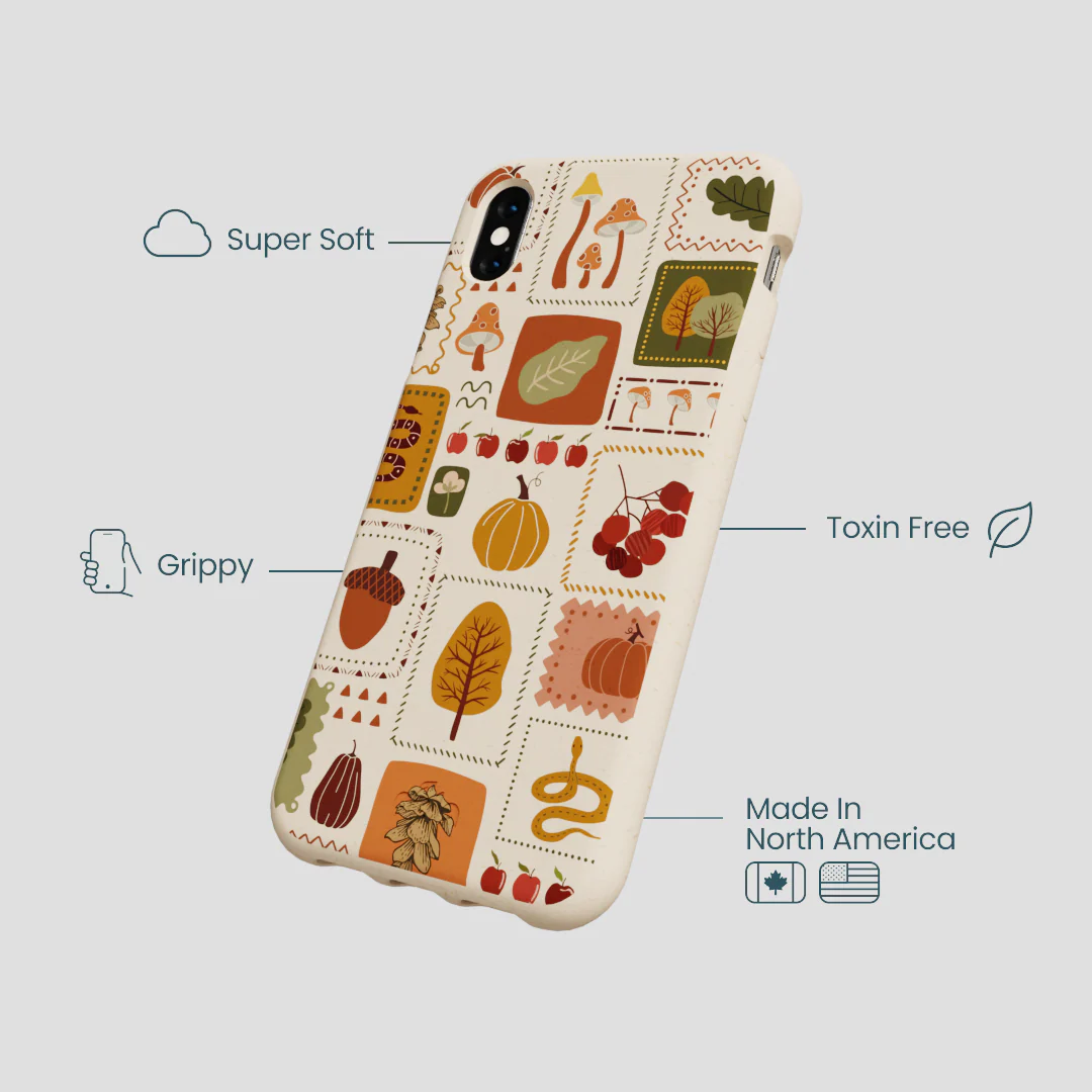 Seashell Autumn Patch iPhone XR Case - Image 4