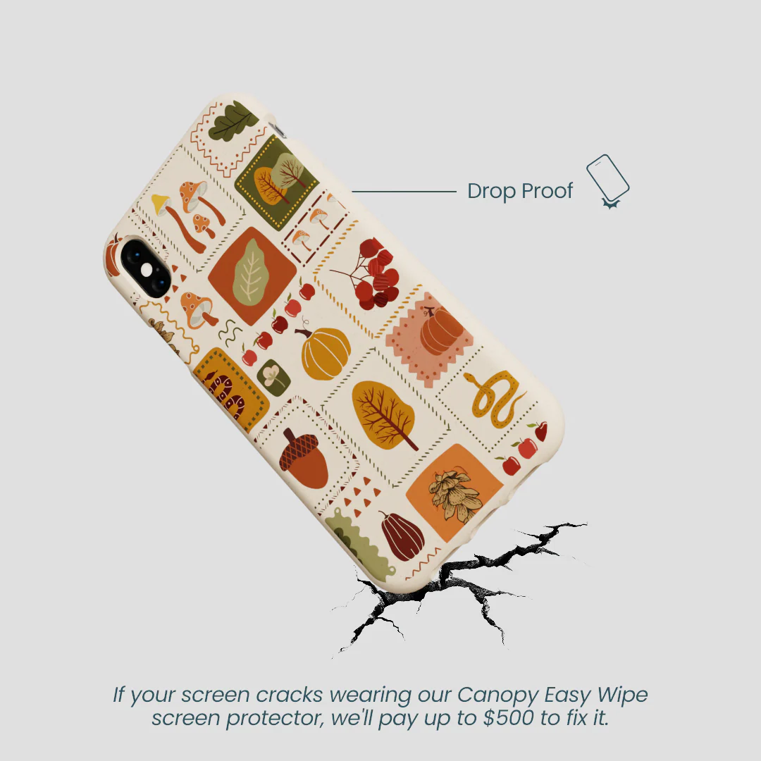 Seashell Autumn Patch iPhone XR Case - Image 5