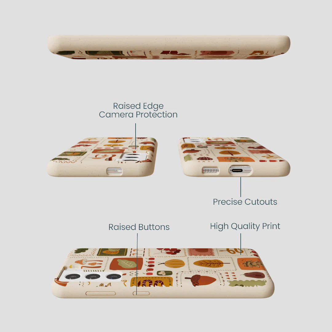 Seashell Autumn Patch Samsung Galaxy S21 Case - Image 3