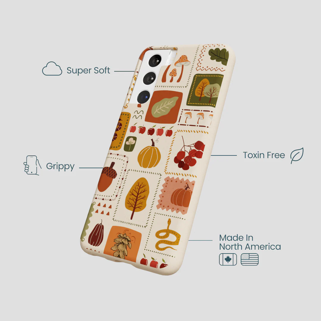 Seashell Autumn Patch Samsung Galaxy S21 Case - Image 4