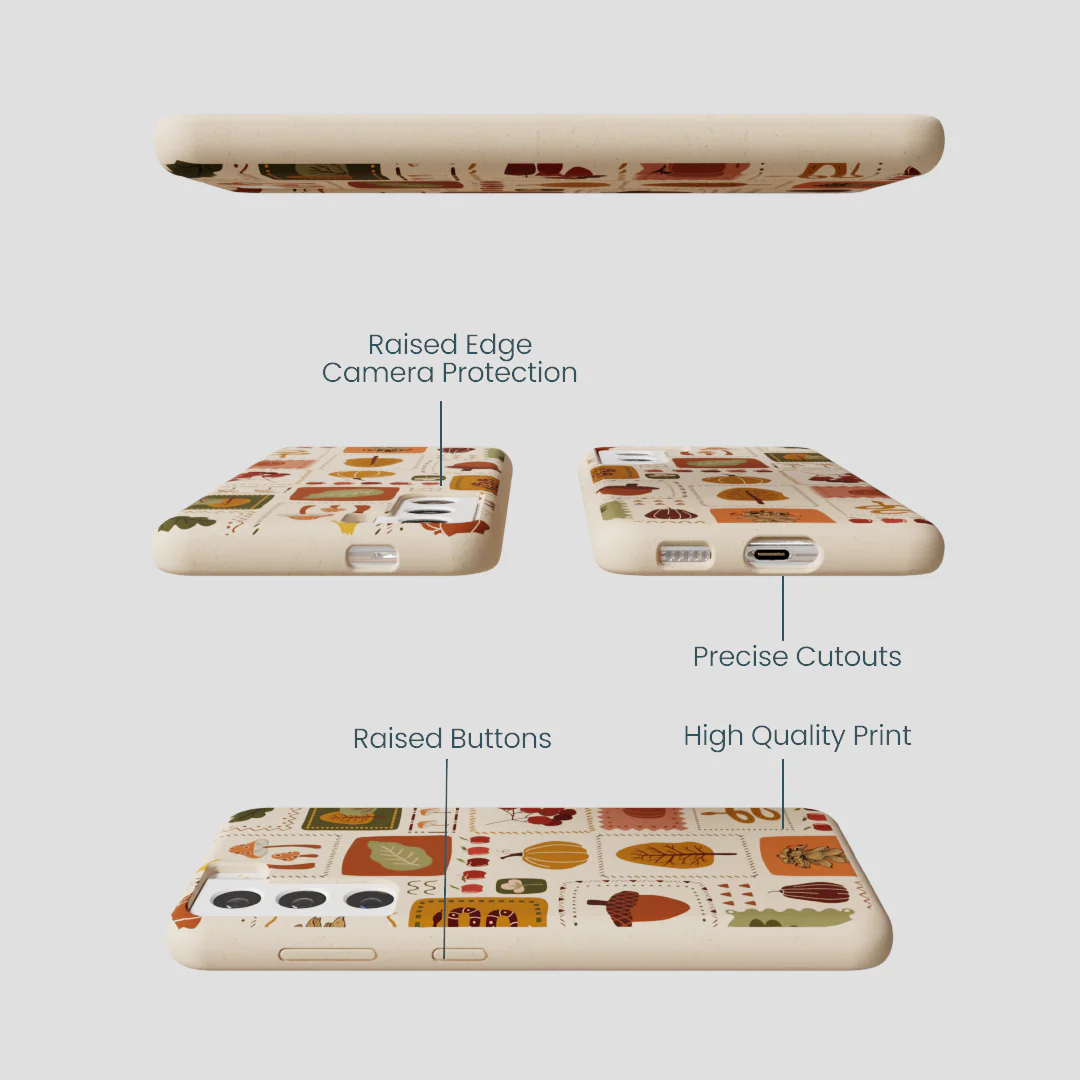 Seashell Autumn Patch Samsung Galaxy S22 Case - Image 3
