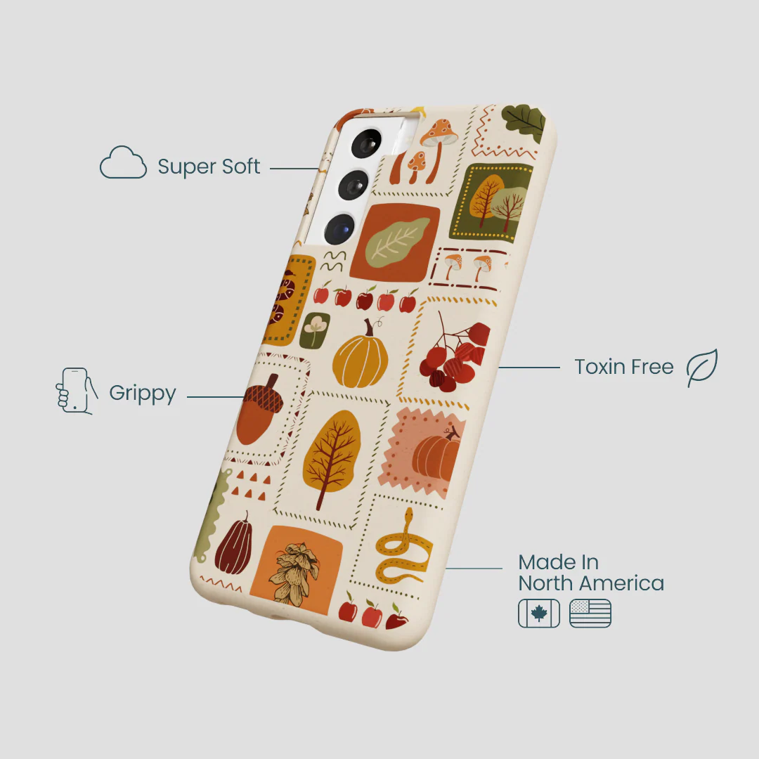 Seashell Autumn Patch Samsung Galaxy S22 Case - Image 4