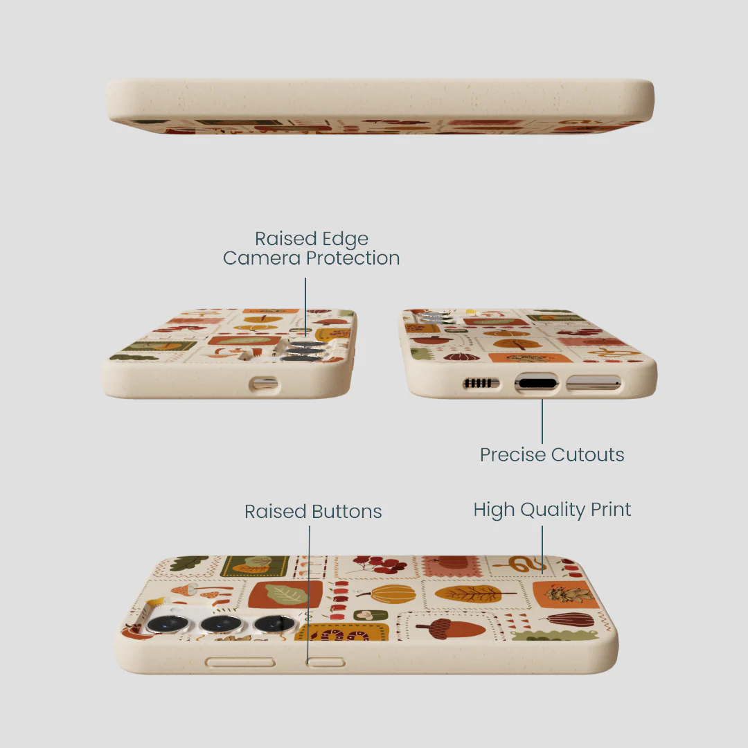 Seashell Autumn Patch Samsung Galaxy S23 Case - Image 3