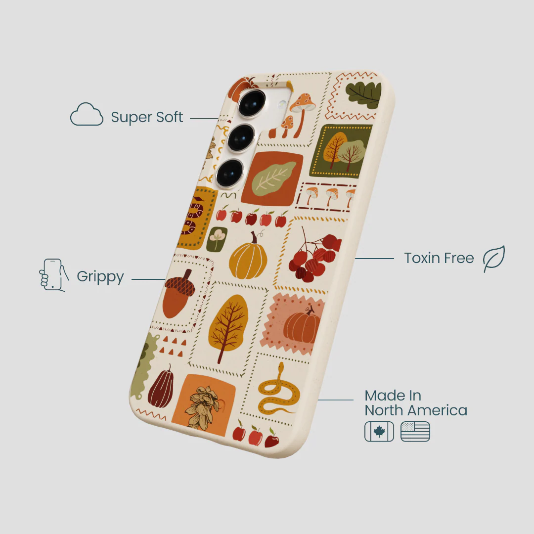 Seashell Autumn Patch Samsung Galaxy S23 Case - Image 4
