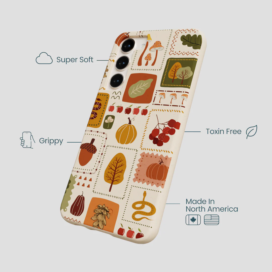 Seashell Autumn Patch Samsung Galaxy S23+(Plus) Case - Image 4