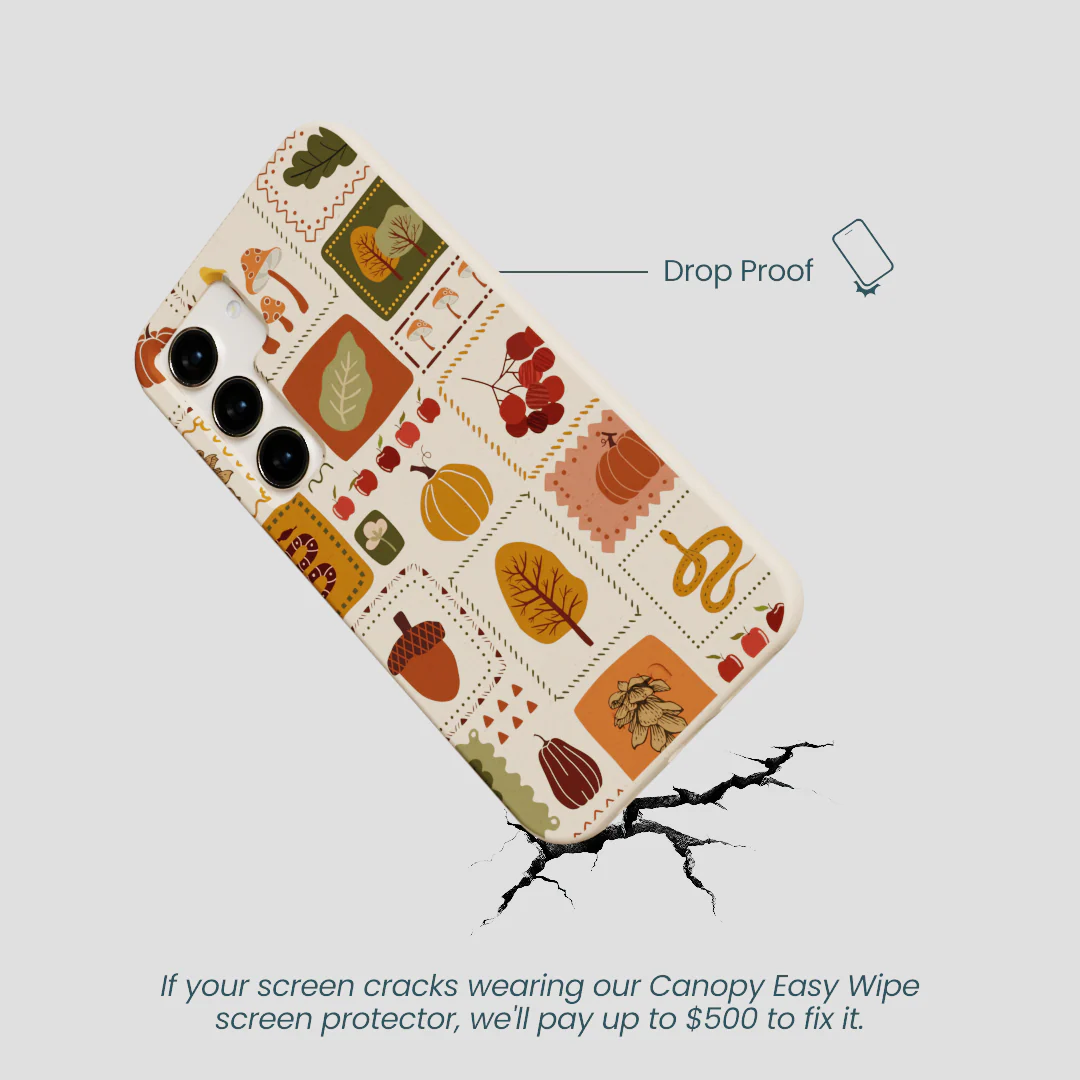 Seashell Autumn Patch Samsung Galaxy S24 Case - Image 5