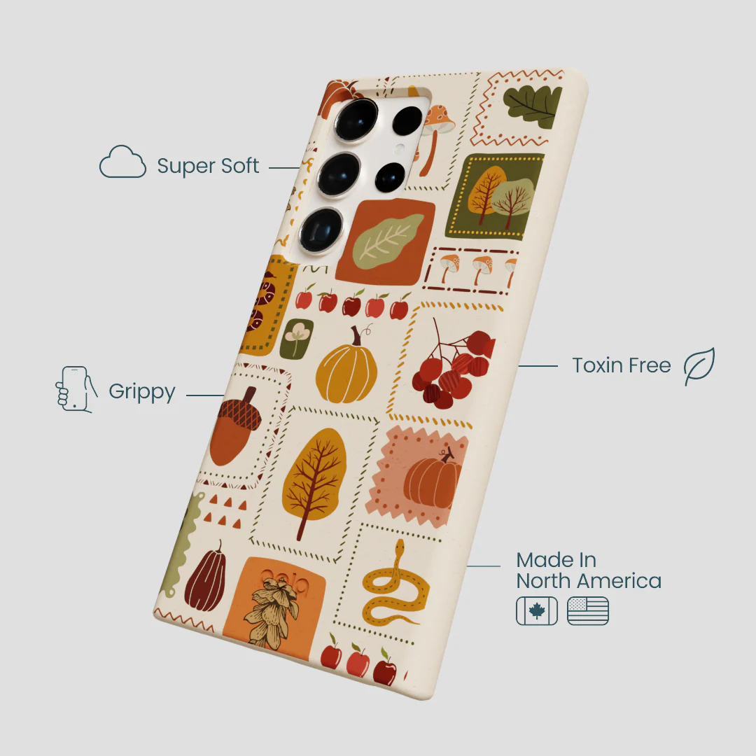 Seashell Autumn Patch Samsung Galaxy S24 Ultra Case - Image 4