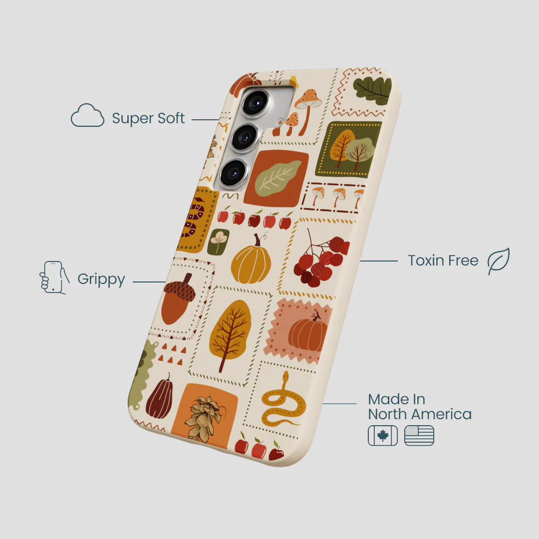 Seashell Autumn Patch Samsung Galaxy S25 Case - Image 4