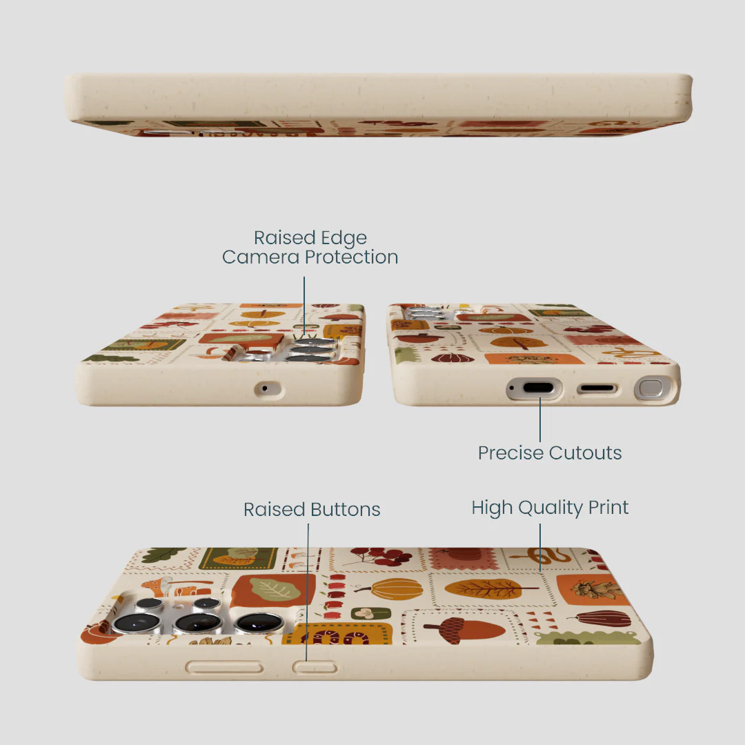 Seashell Autumn Patch Samsung Galaxy S25 Ultra Case - Image 3