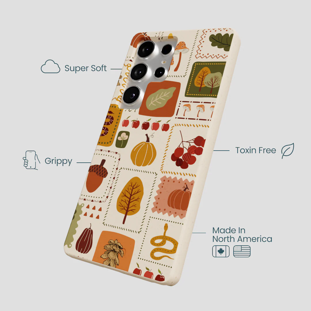 Seashell Autumn Patch Samsung Galaxy S25 Ultra Case - Image 4
