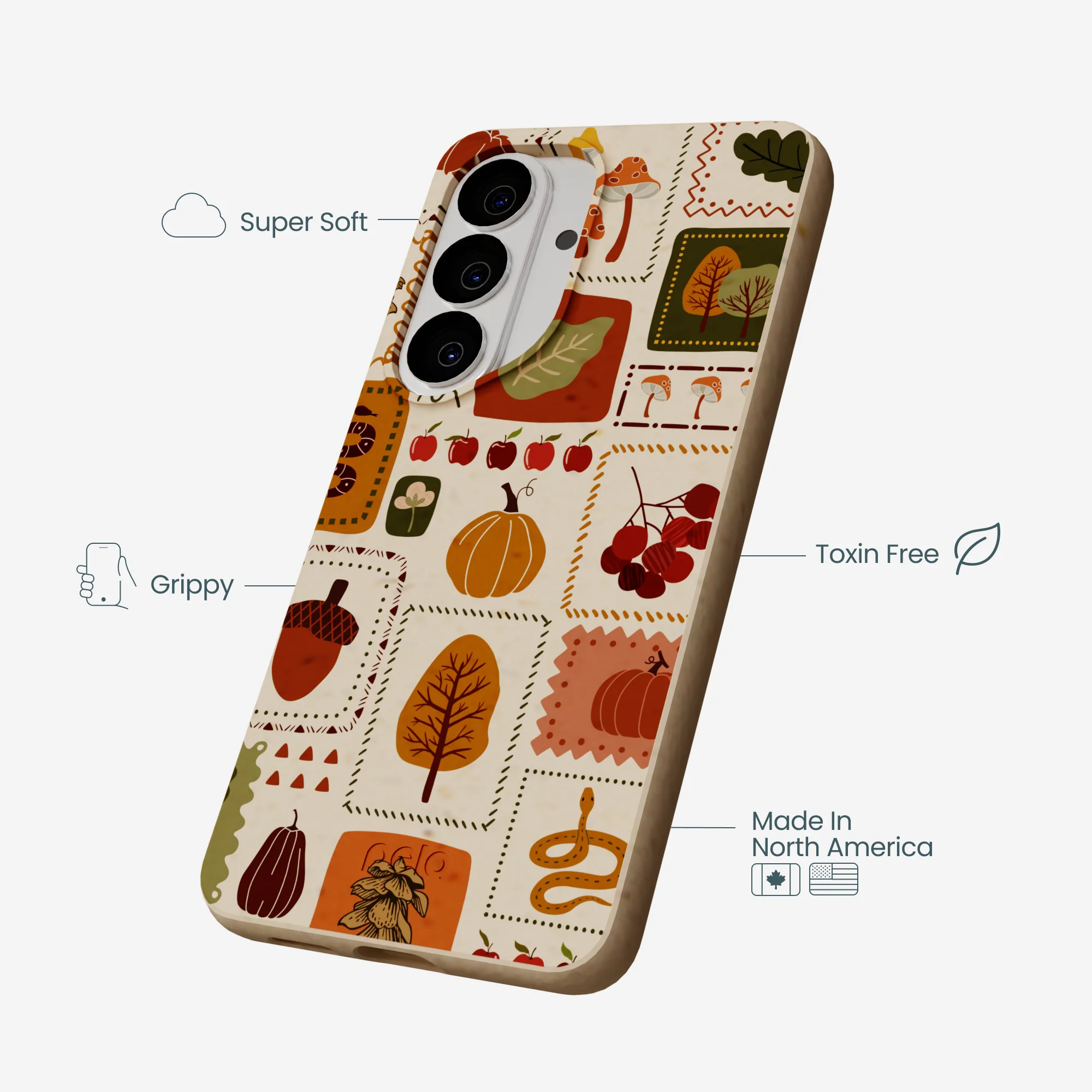Seashell Autumn Patch Samsung Galaxy S26 Case - Image 4