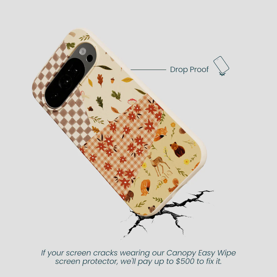 Seashell Autumn Quilt Google Pixel 10/10 Pro Case - Image 5