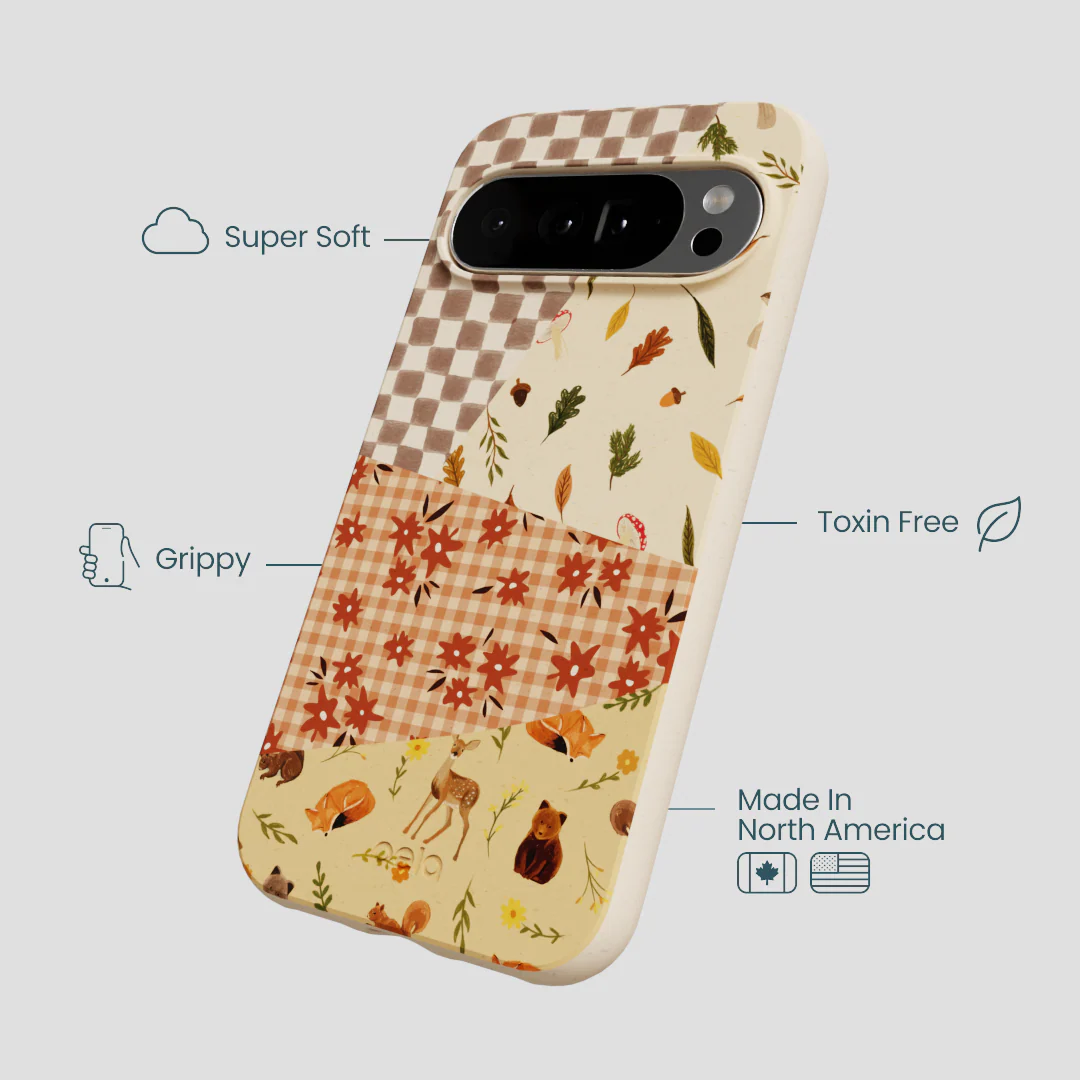 Seashell Autumn Quilt Google Pixel 10 Pro XL Case - Image 4