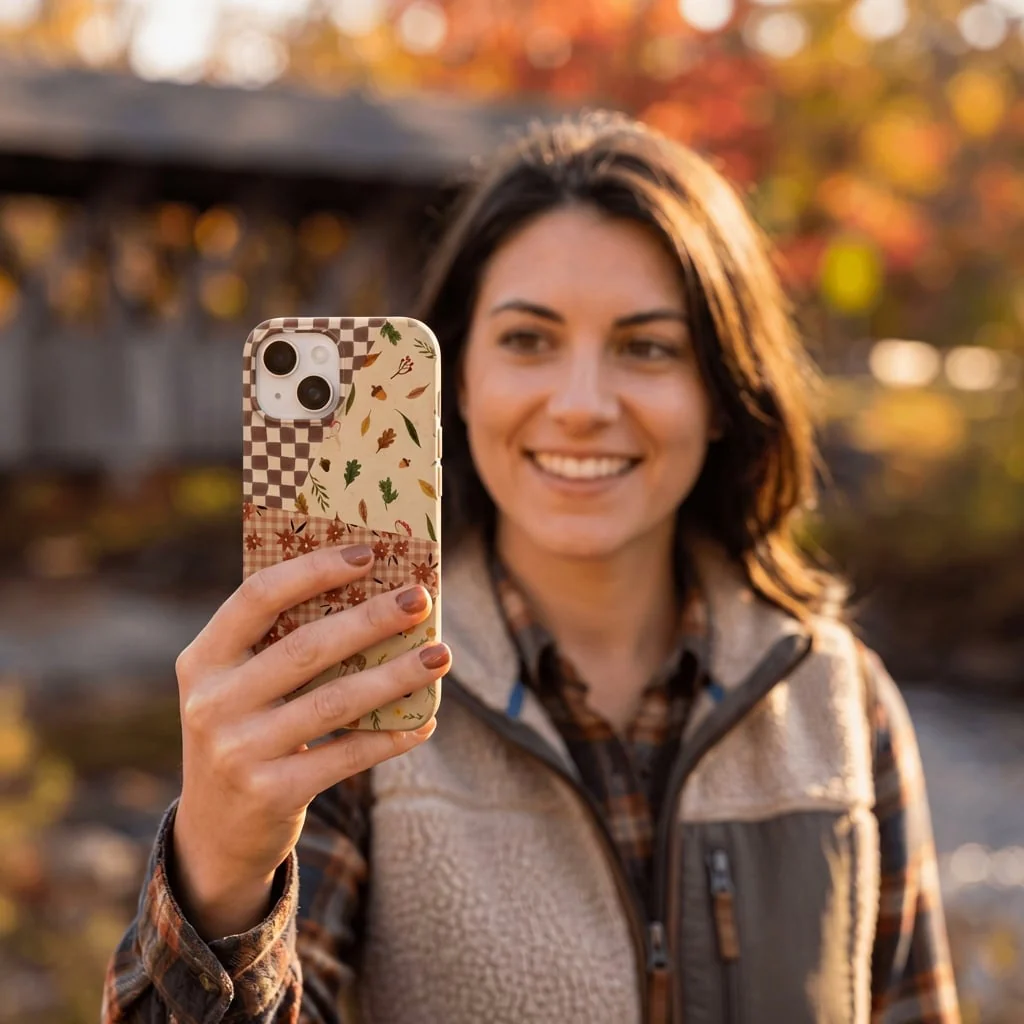 Seashell Autumn Quilt Google Pixel 10a Case - Image 5