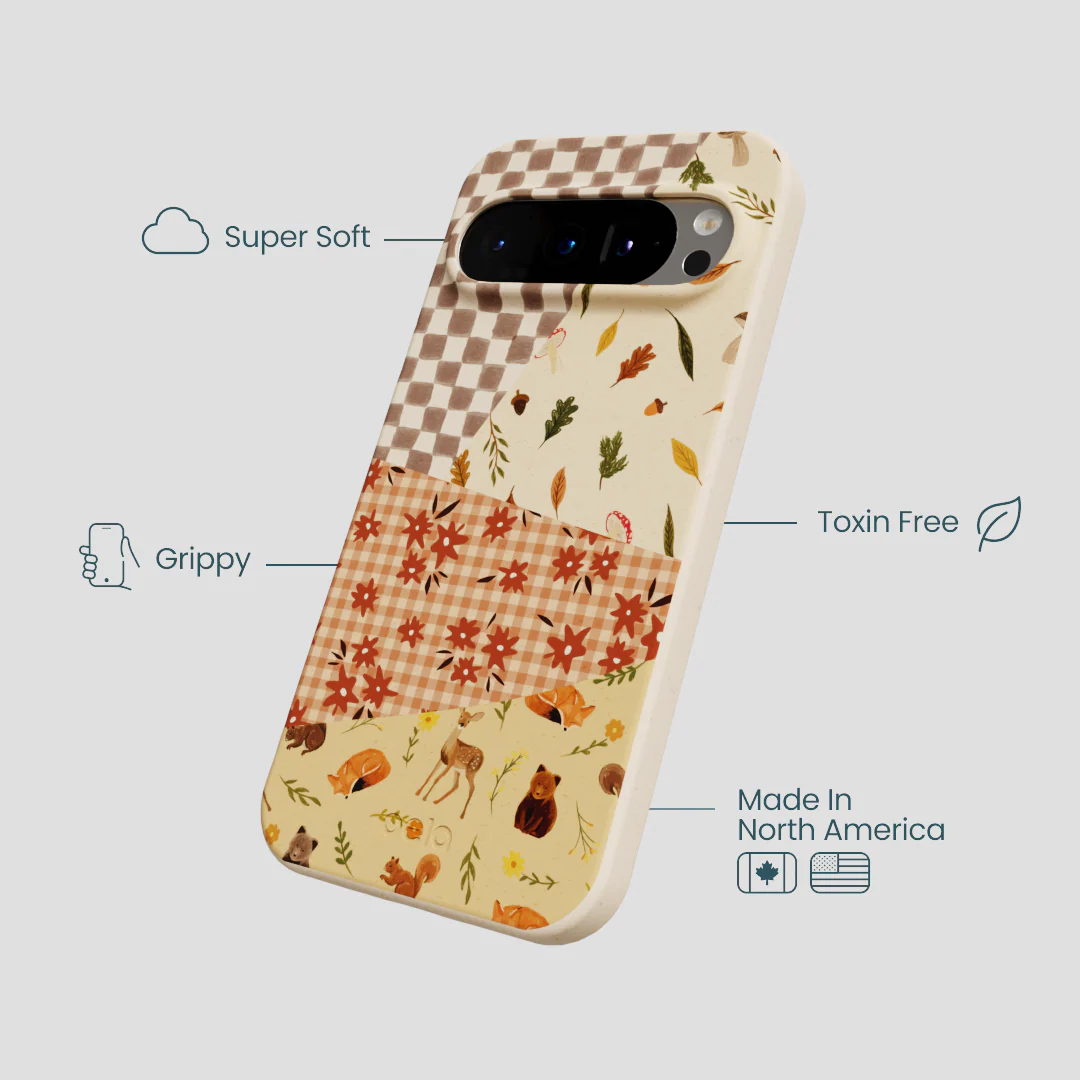 Seashell Autumn Quilt Google Pixel 9/9 Pro Case - Image 4
