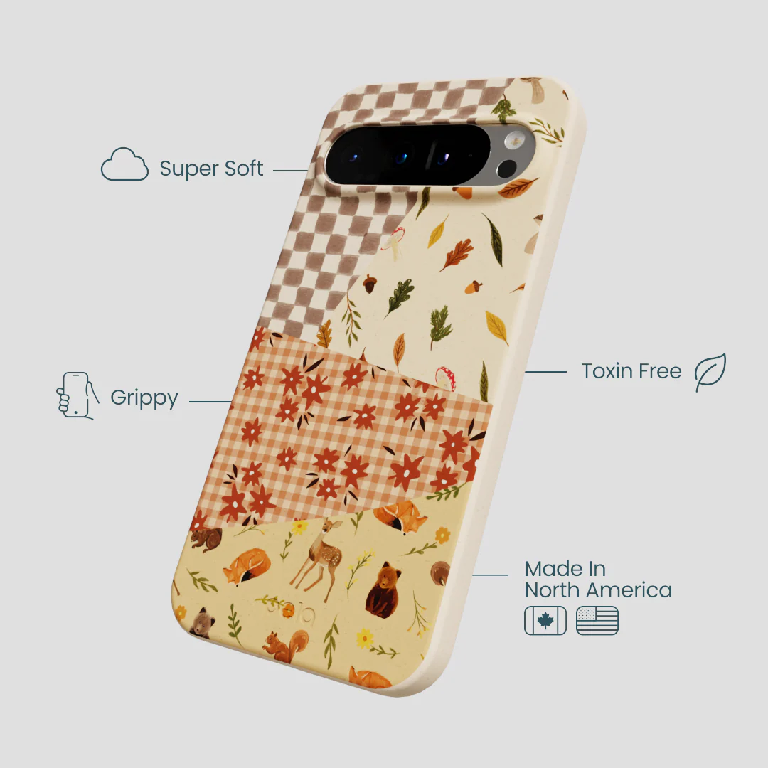 Seashell Autumn Quilt Google Pixel 9 Pro XL Case - Image 4