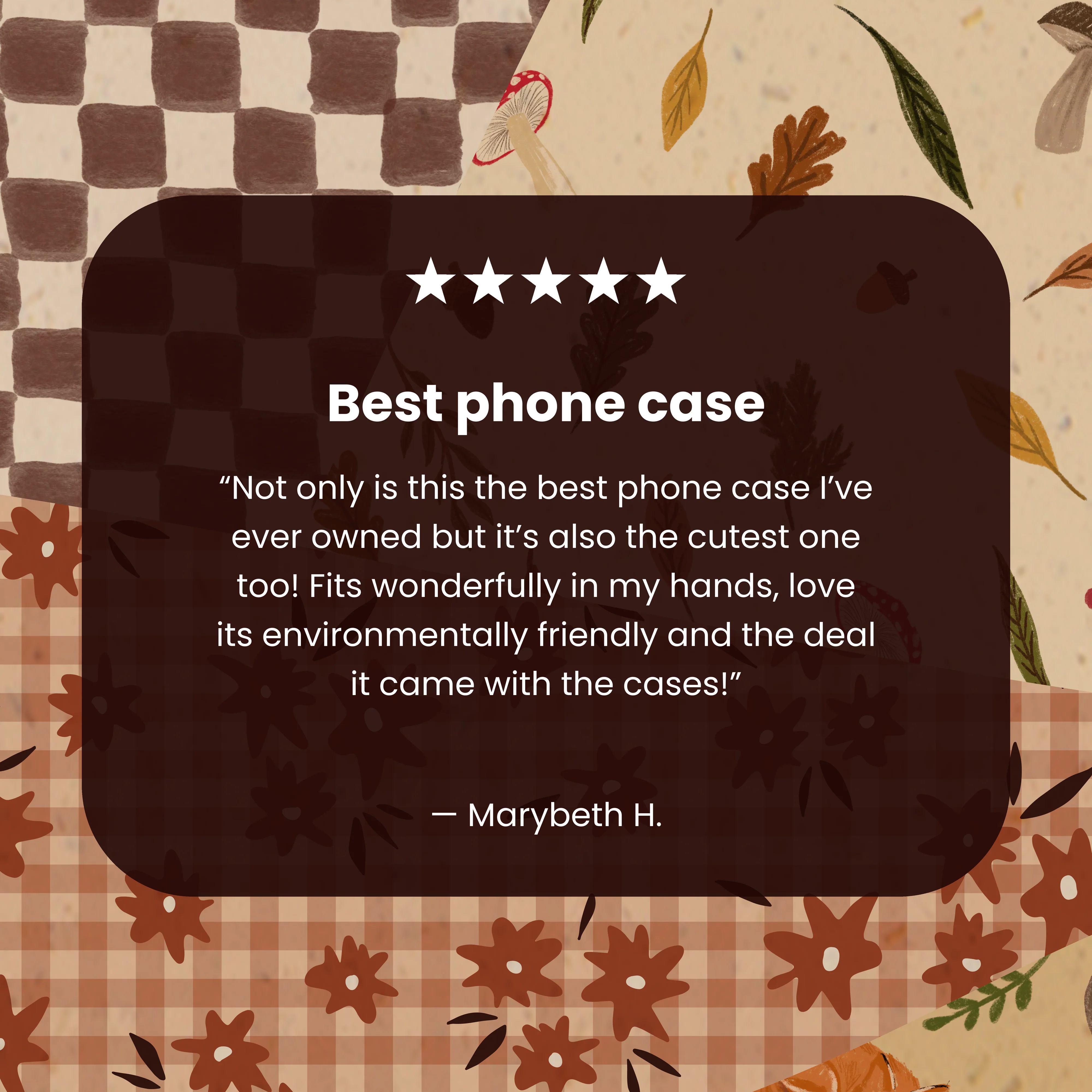 Seashell Autumn Quilt Google Pixel 9a Case - Image 6