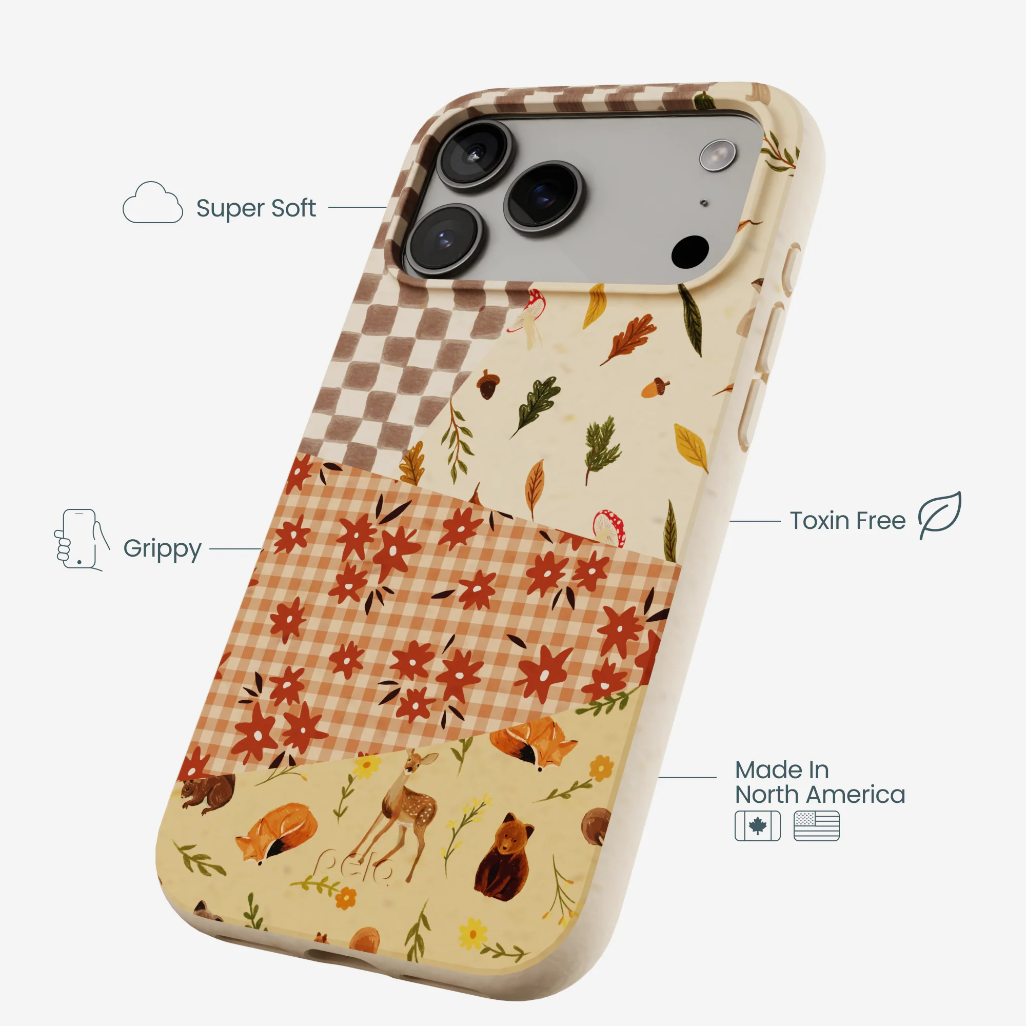 Seashell Autumn Quilt iPhone 17 Pro Max Case - Image 4