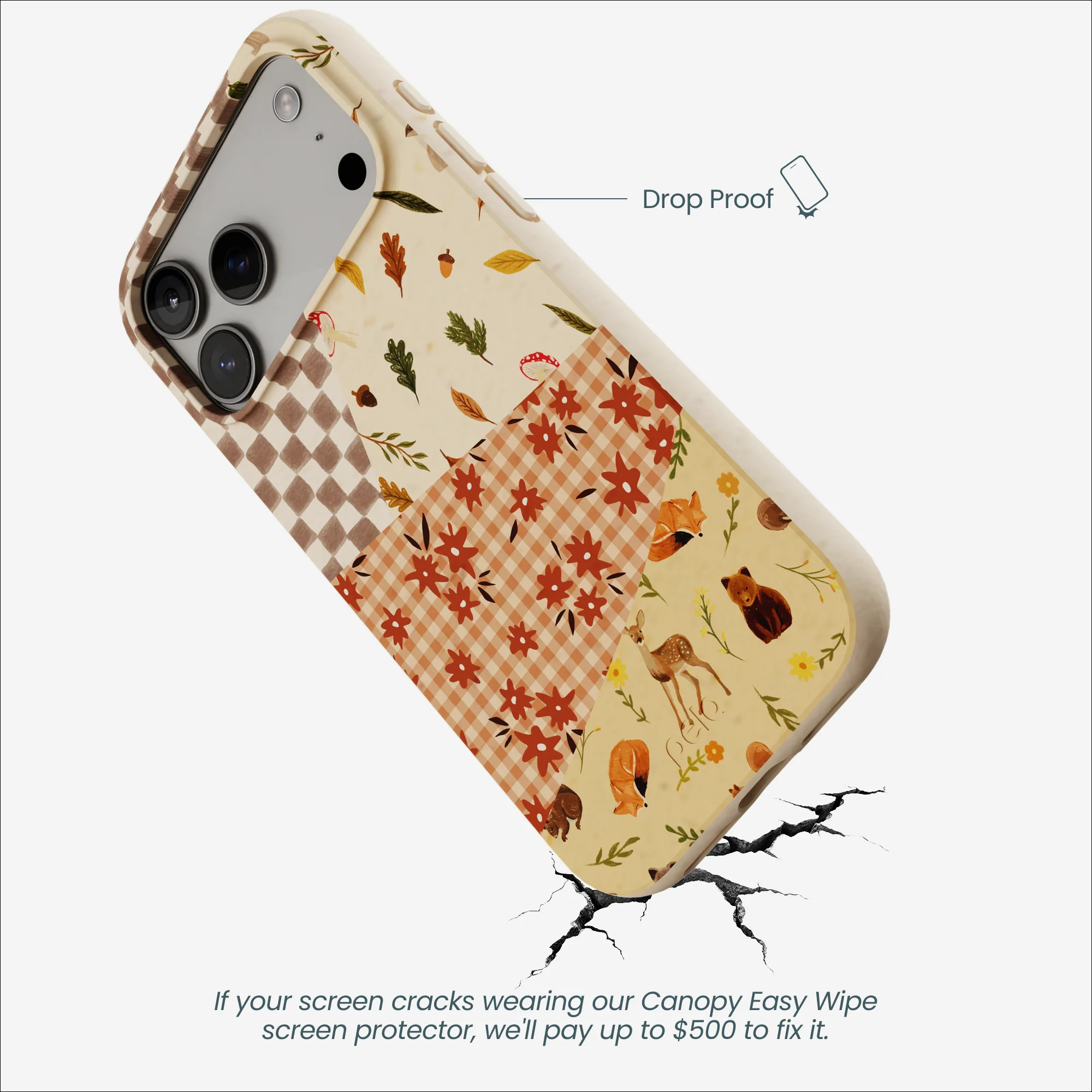 Seashell Autumn Quilt iPhone 17 Pro Max Case - Image 5