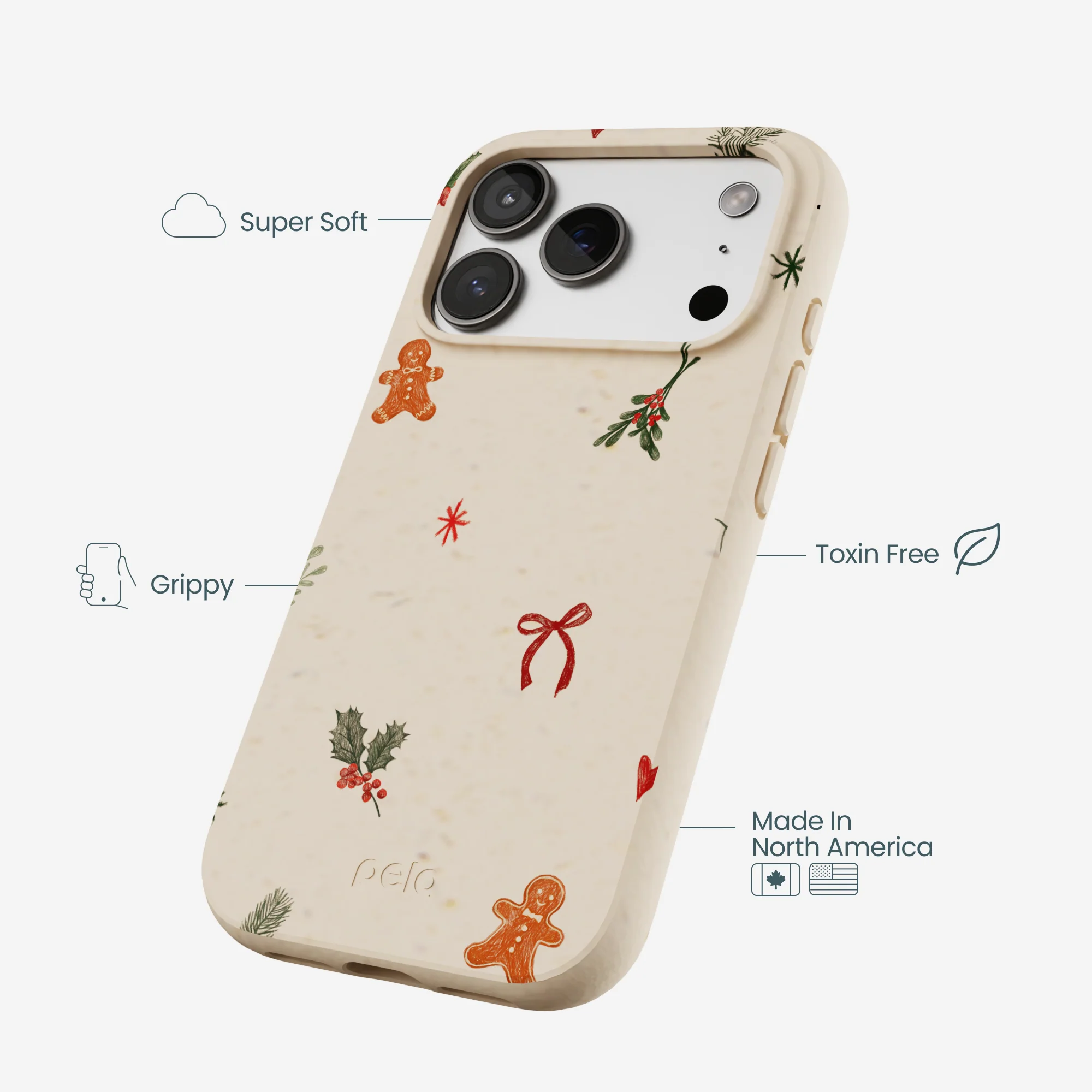 Seashell Be Merry iPhone 17 Pro Case - Image 4