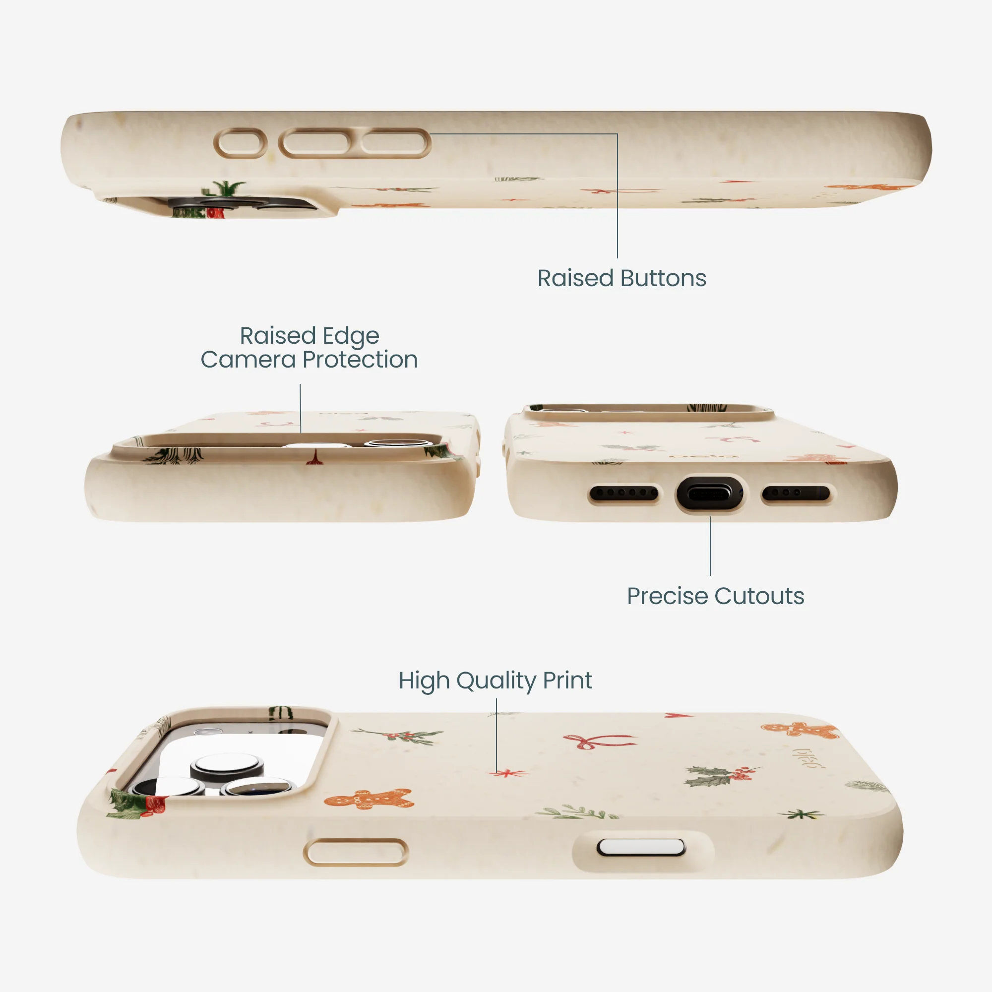 Seashell Be Merry iPhone 17 Pro Max Case - Image 3