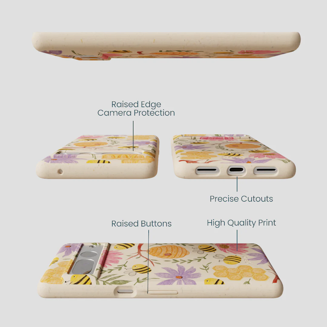 Seashell Bee Life Google Pixel 7 Pro Case - Image 3