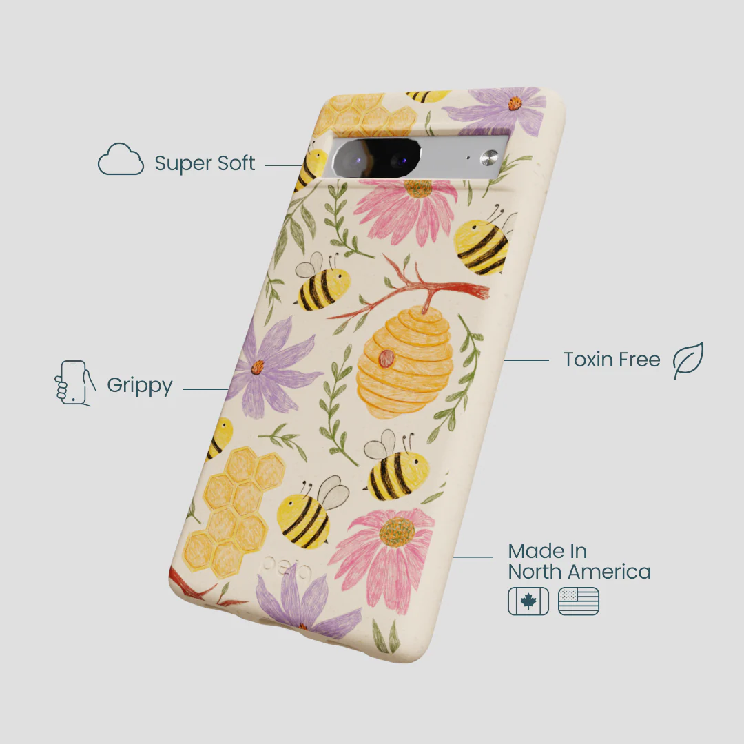 Seashell Bee Life Google Pixel 7a Case - Image 4