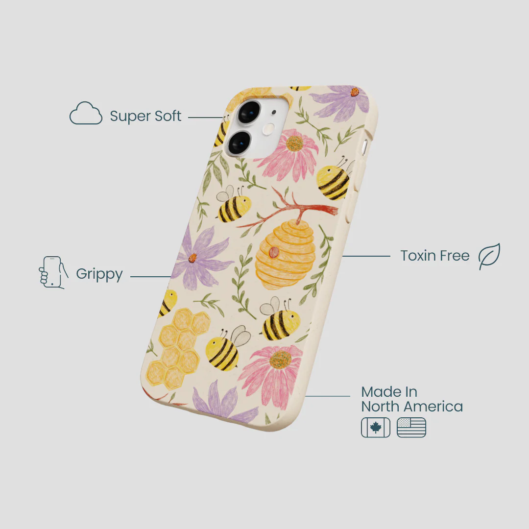 Seashell Bee Life iPhone 12 Mini Case - Image 4