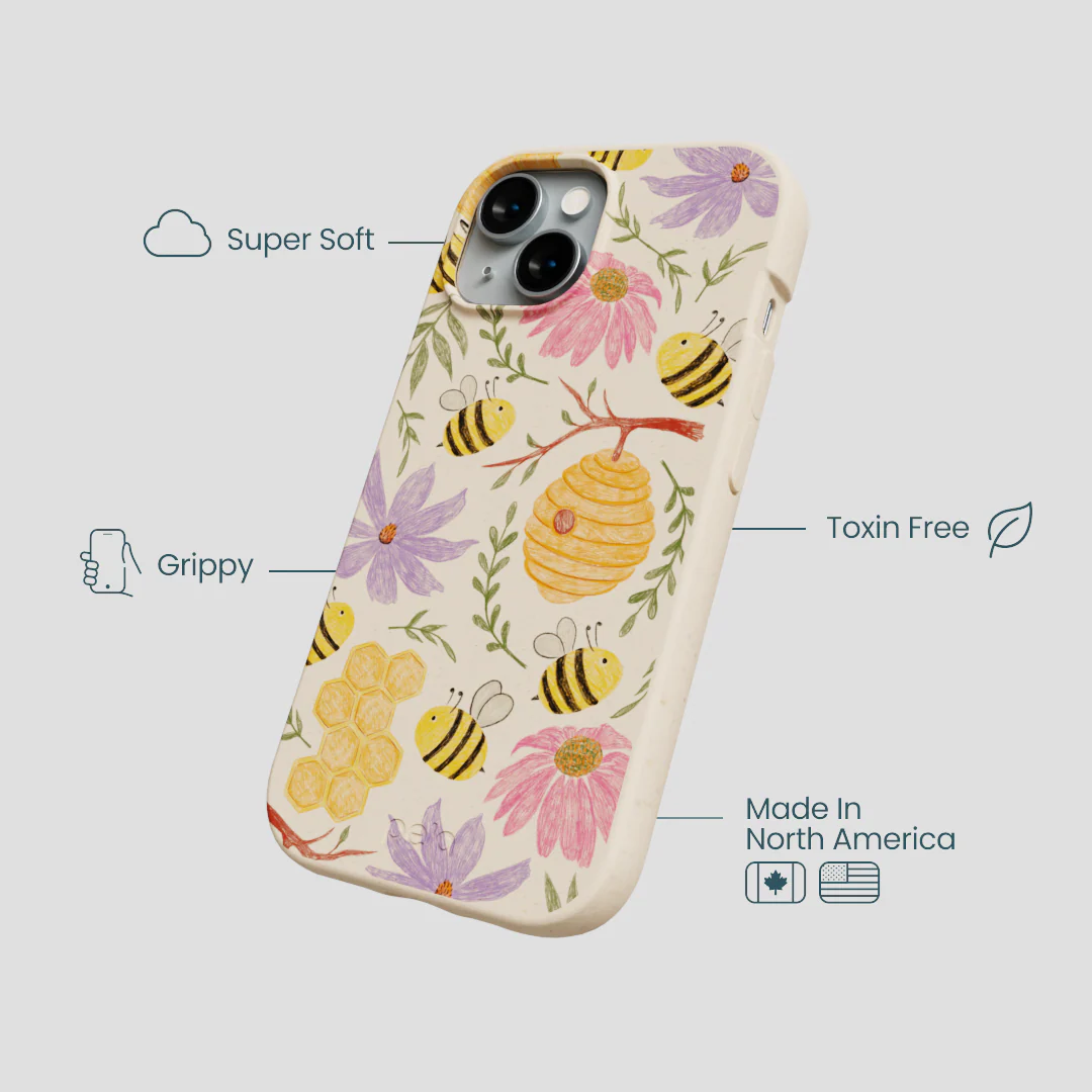 Seashell Bee Life iPhone 15 Case - Image 4