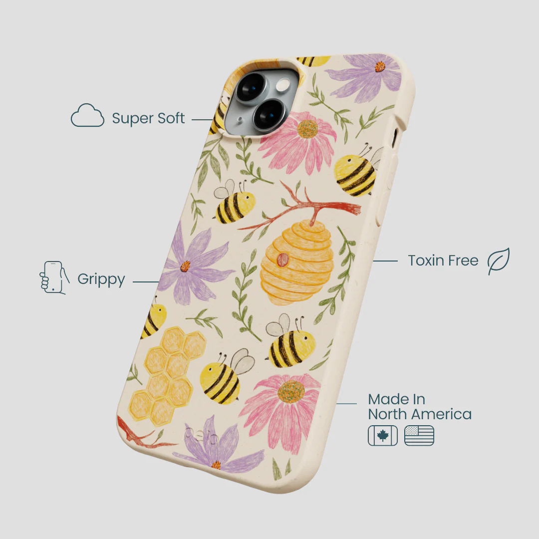 Seashell Bee Life iPhone 15 Plus Case - Image 4