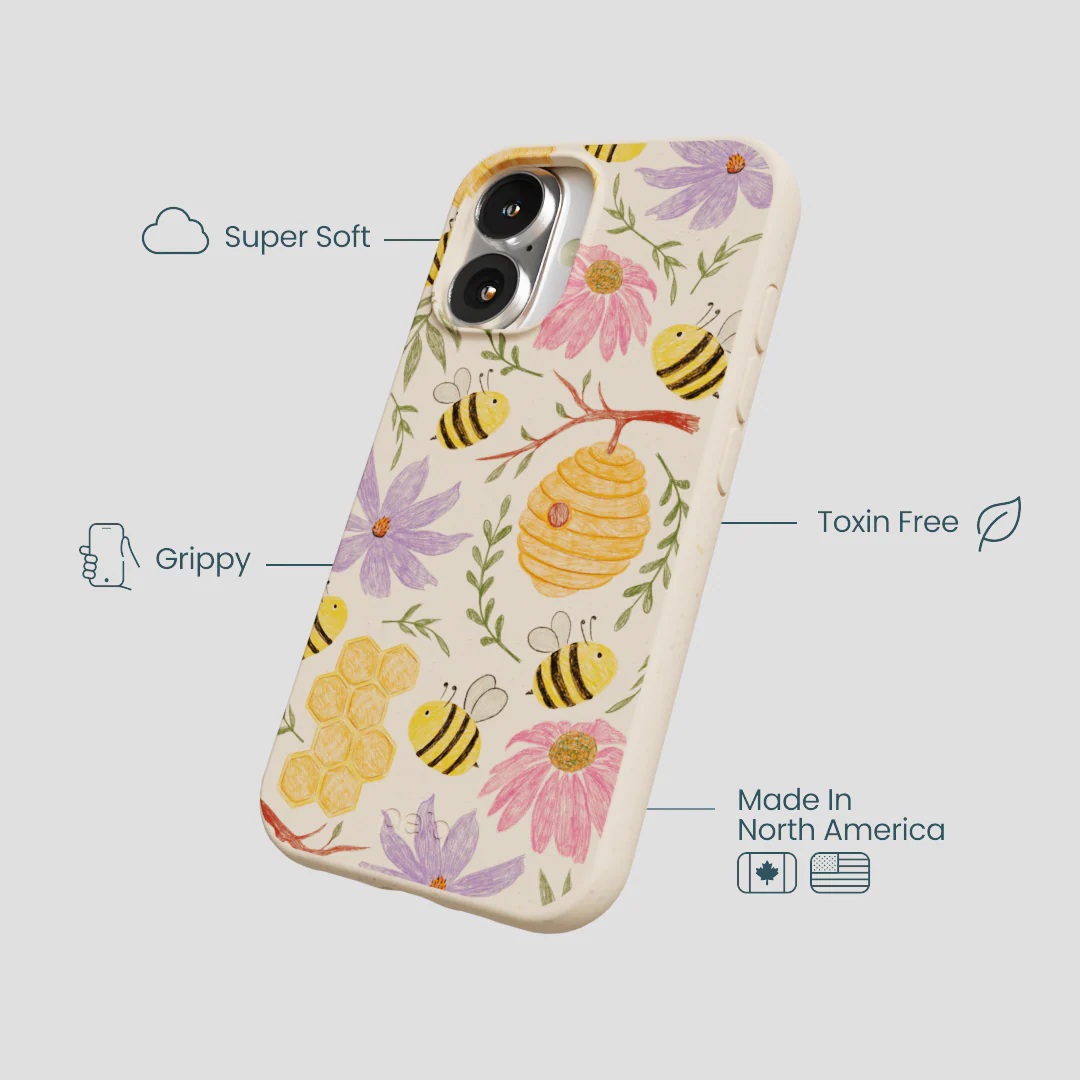 Seashell Bee Life iPhone 16 Case - Image 4