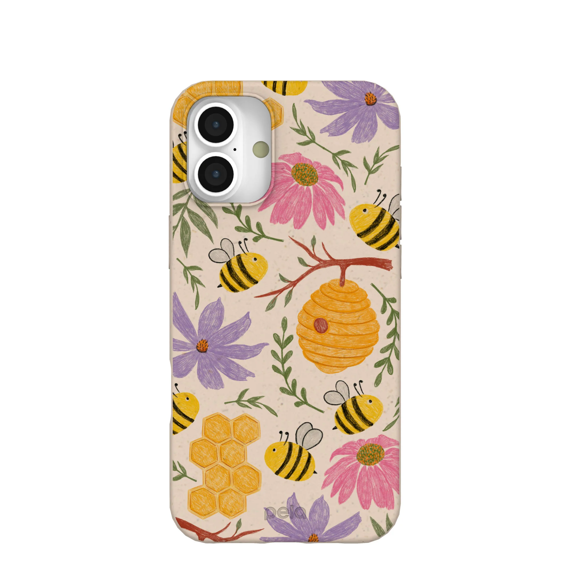 Seashell Bee Life iPhone 16 Plus Case