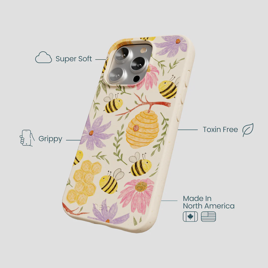 Seashell Bee Life iPhone 16 Pro Case - Image 4