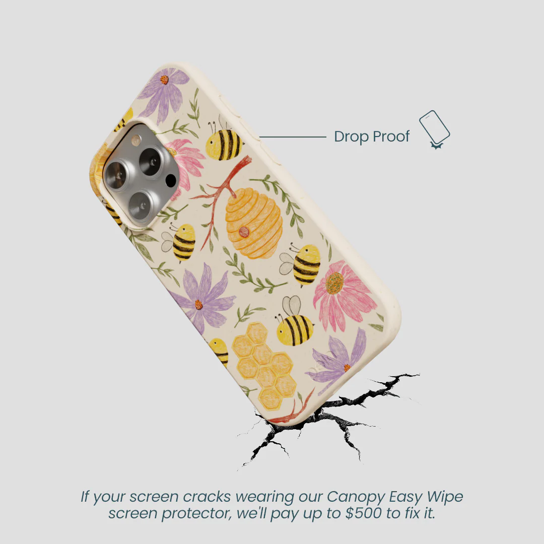 Seashell Bee Life iPhone 16 Pro Case - Image 5